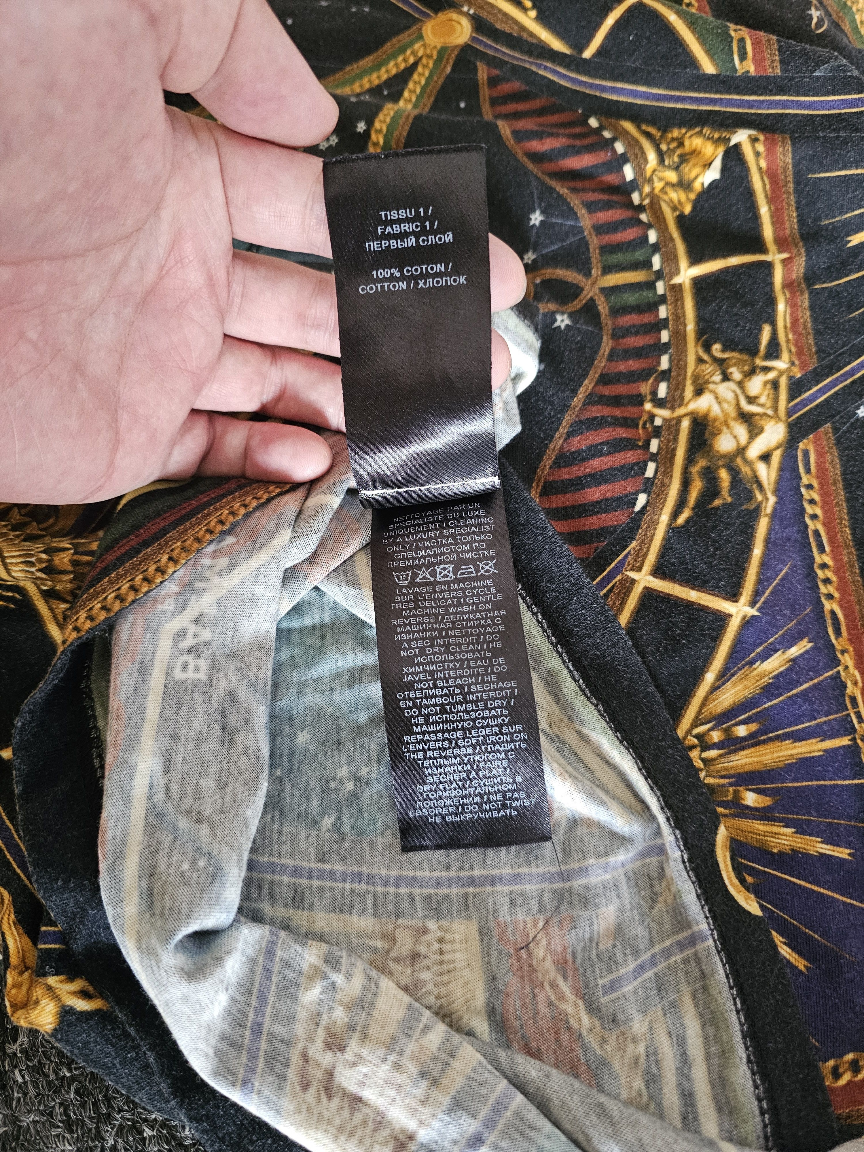 Balmain Balmain Men's Star Equestrian T-shirt Size L Size US L / EU 52-54 / 3 - 8 Thumbnail