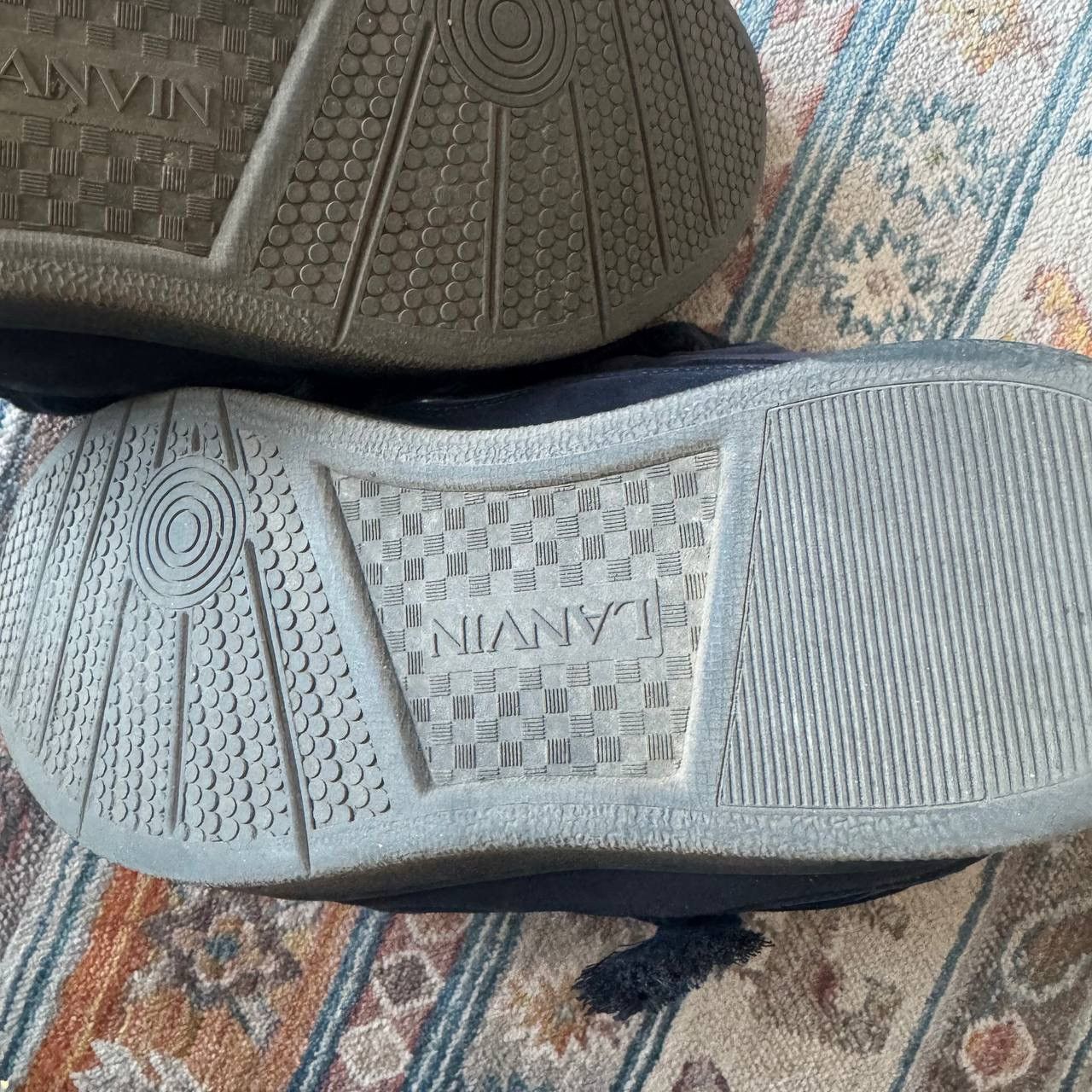 Lanvin Lanvin Curb shoes dark blue Size US 12 / EU 45 - 16 Thumbnail