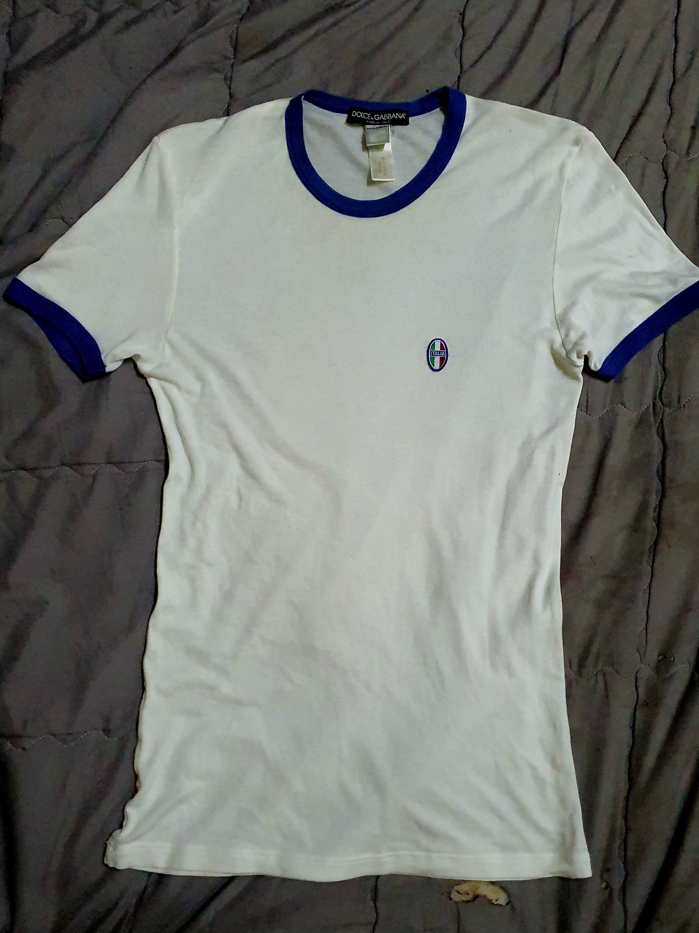 Dolce & Gabbana Dolce & Gabbana - Italia Vintage Ringer t-shirt Size US S / EU 44-46 / 1 - 6 Thumbnail