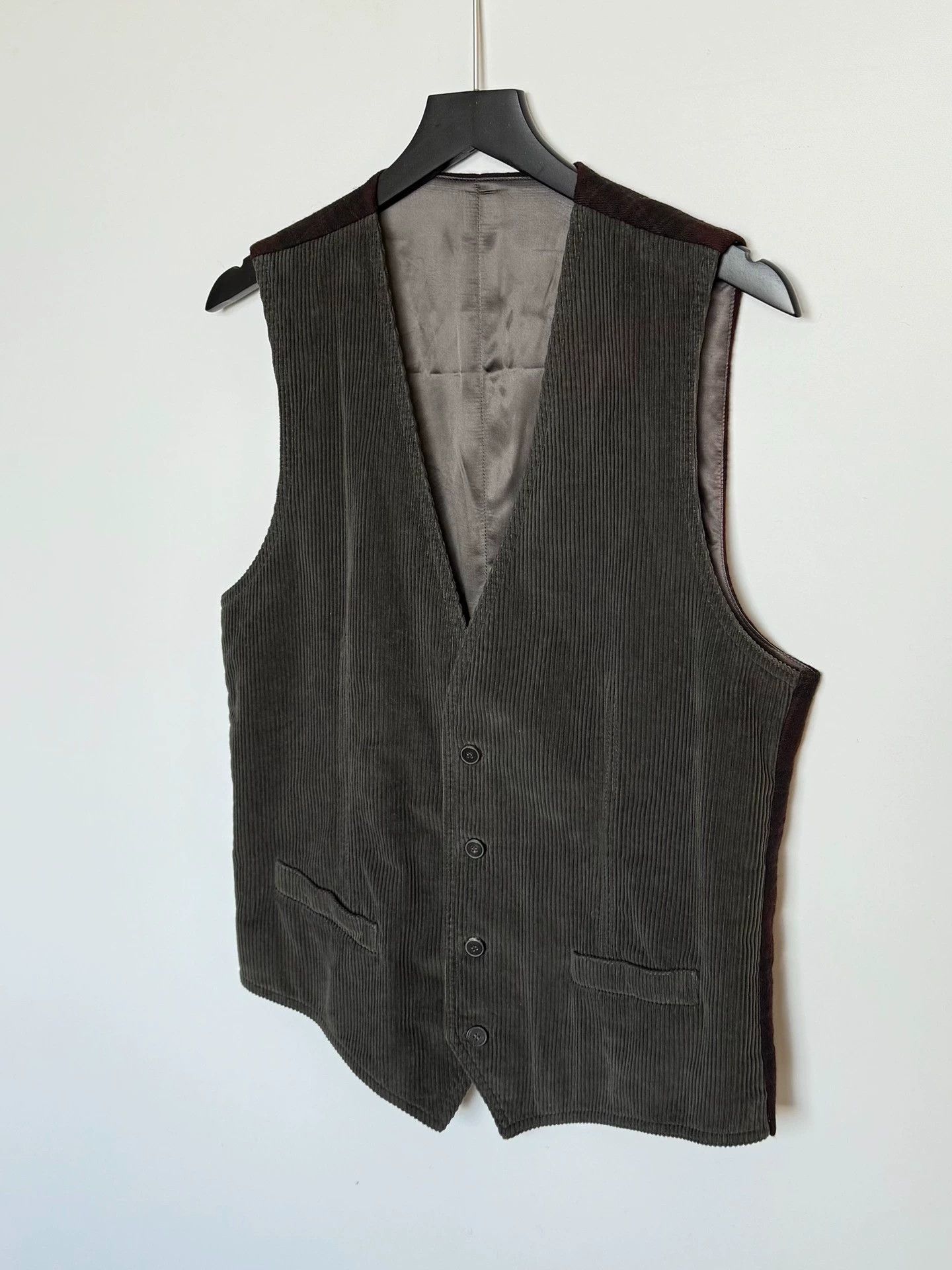 Dolce & Gabbana Dolce & Gabbana Corduroy Plaid Vest 48 Size US M / EU 48-50 / 2 - 3 Thumbnail