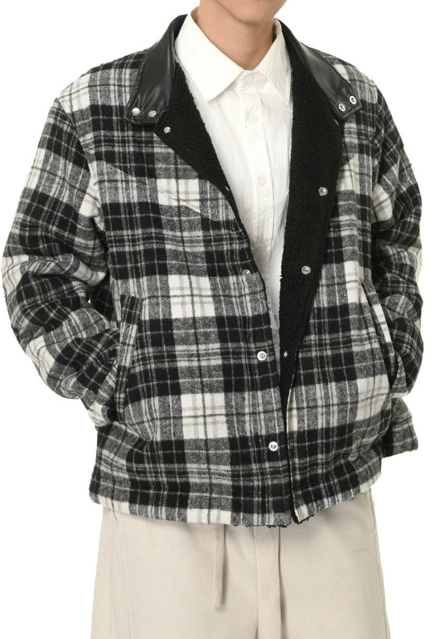 Other Men’s plaid faux lamb wool coat Size US M / EU 48-50 / 2 - 6 Thumbnail