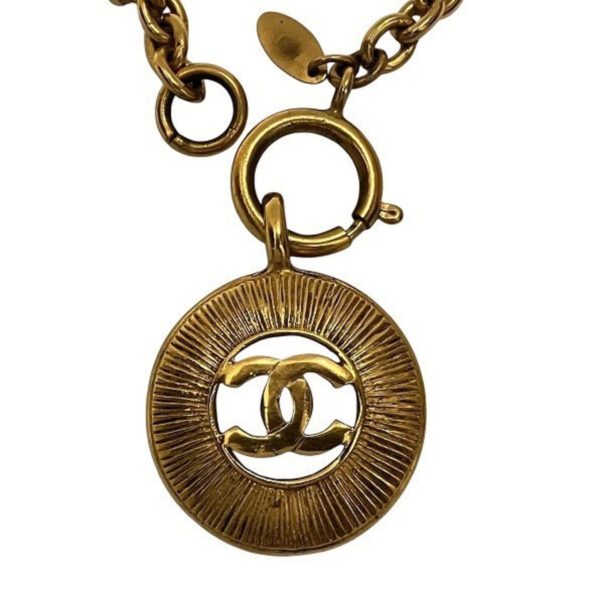 Chanel Chanel Coco Mark Necklace, Gold GP, Brand Accessories, Men's & Women's Size ONE SIZE - 1 Thumbnail