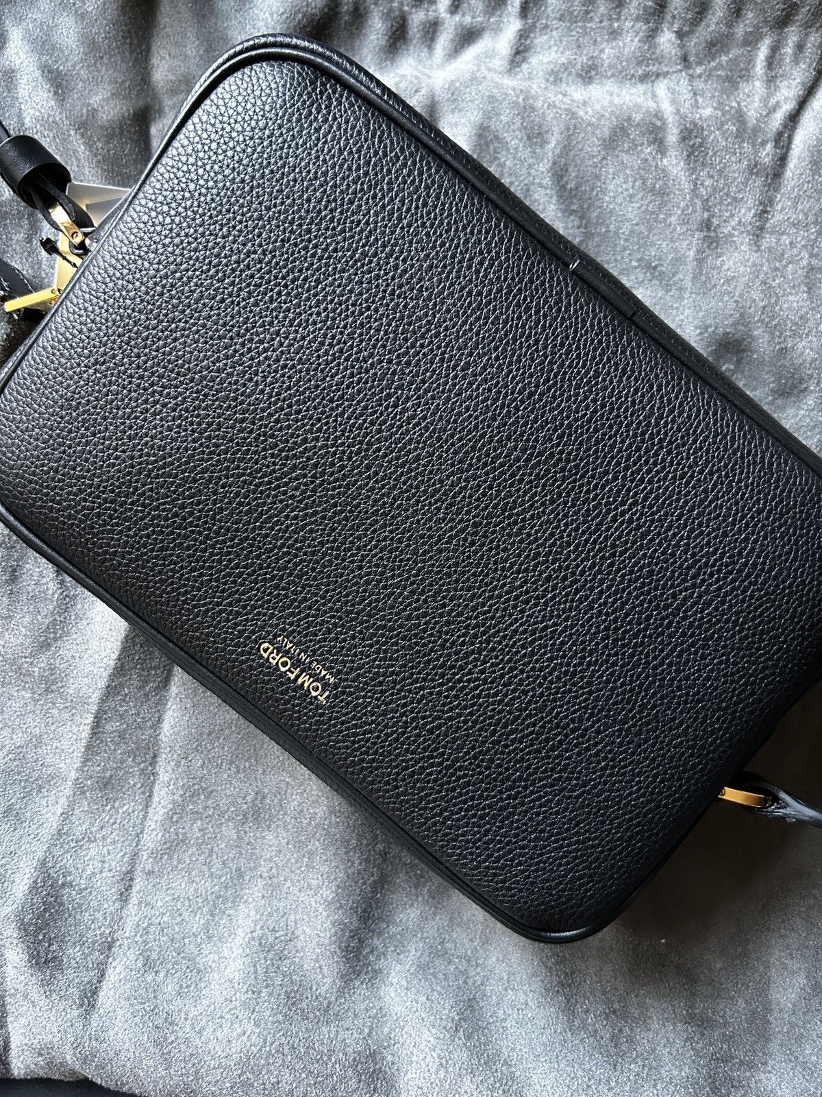 Tom Ford Tom Ford Full-grained Messenger Bag Size 26 - 20 Thumbnail