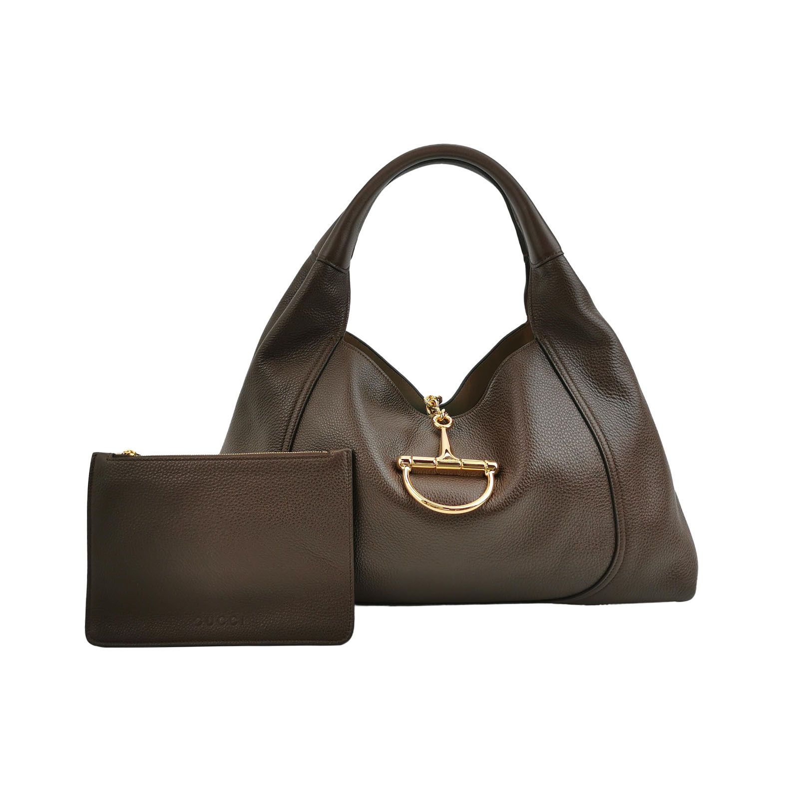 Gucci Gucci Leather Horsebit Shoulder Bag Size ONE SIZE - 1 Thumbnail