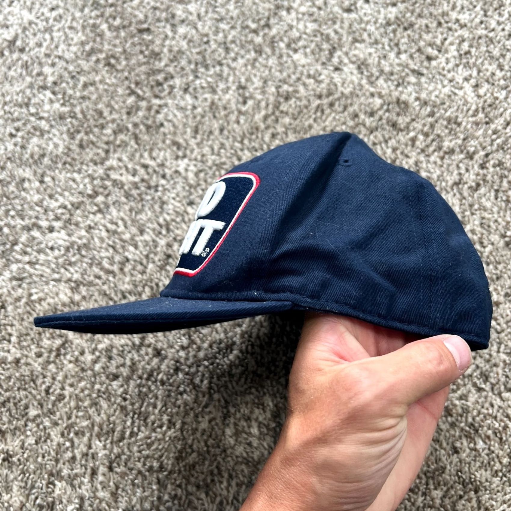 Starter Starter Bud Light Navy Blue Snapback Cap Hat - Adjustable Flat Bill One Size Men’s Hat Size ONE SIZE - 4 Thumbnail