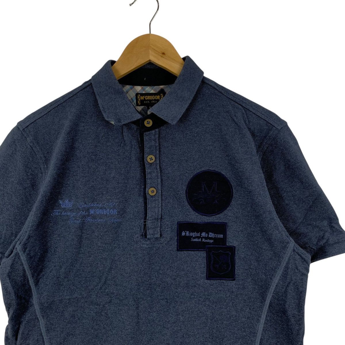 McGregor Vintage MCGREGOR TENNIS S Rioghal Mo Dhream Clan Polo Tee Size US L / EU 52-54 / 3 - 5 Thumbnail