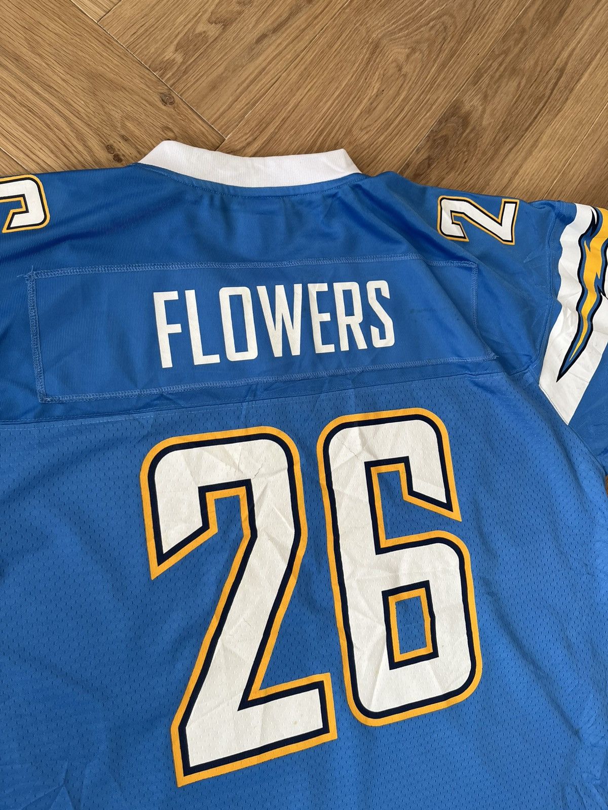 NFL Los Angeles chargers powder blue Jersey Flowers 26 Size US XL / EU 56 / 4 - 9 Thumbnail