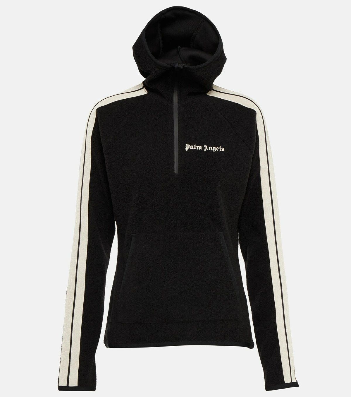 Palm Angels o1y1225 Logo Hoodie in Black/White Size XS / US 0-2 / IT 36-38 - 1 Thumbnail
