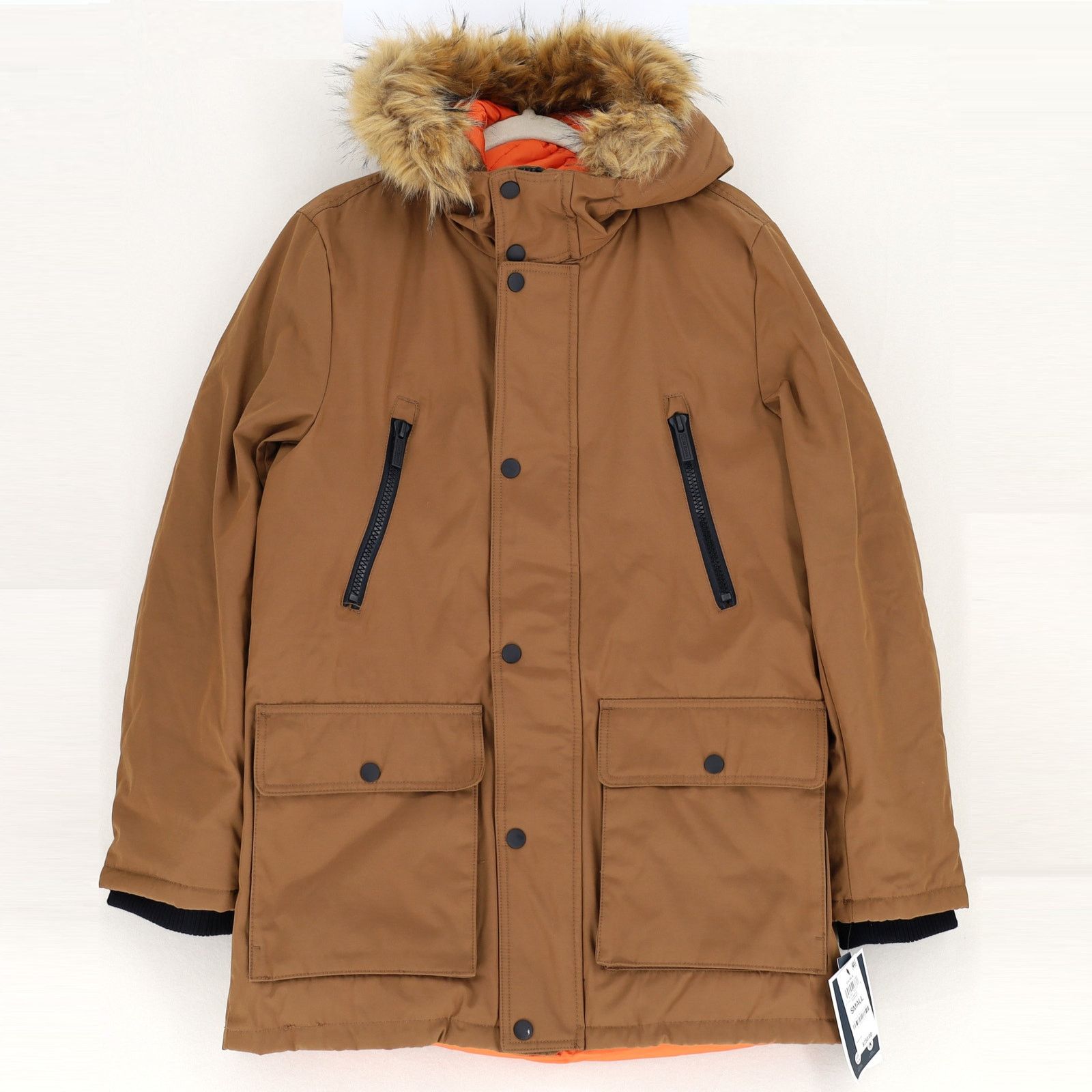 Club Room Club Room Men's Tan Water-Resistant Winter Parka Size S Size US S / EU 44-46 / 1 - 5 Thumbnail