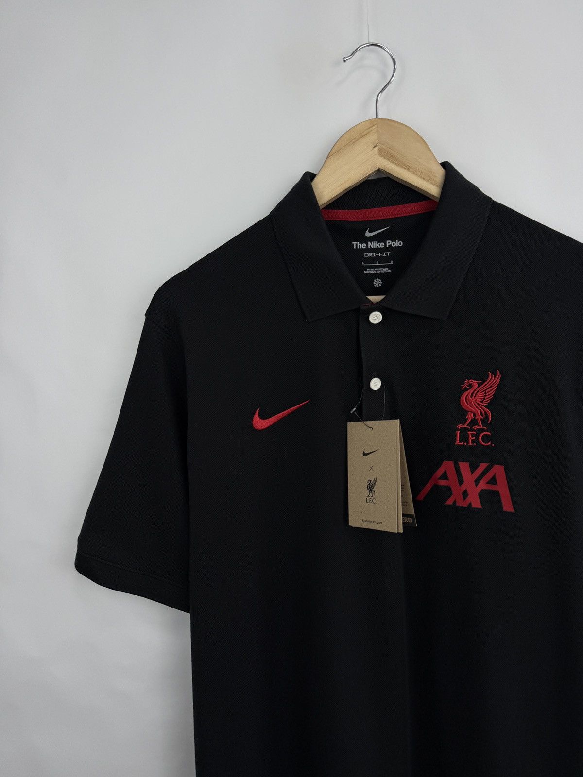 Nike ❗️NEW 🏴󠁧󠁢󠁥󠁮󠁧󠁿 24/25 Nike Liverpool LFC AXA Polo T-Shirt Dri-FIT Size US L / EU 52-54 / 3 - 8 Thumbnail