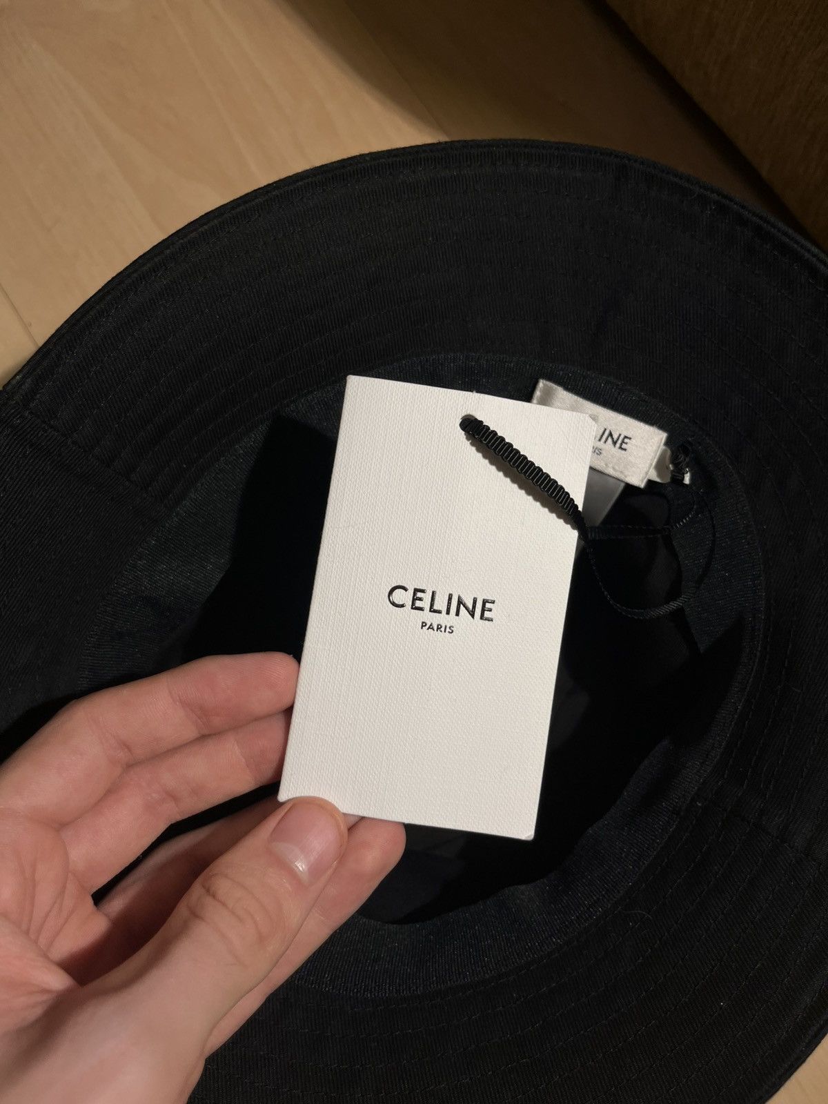 Celine Celine Bucket Hat Black - size S Size ONE SIZE - 10 Thumbnail