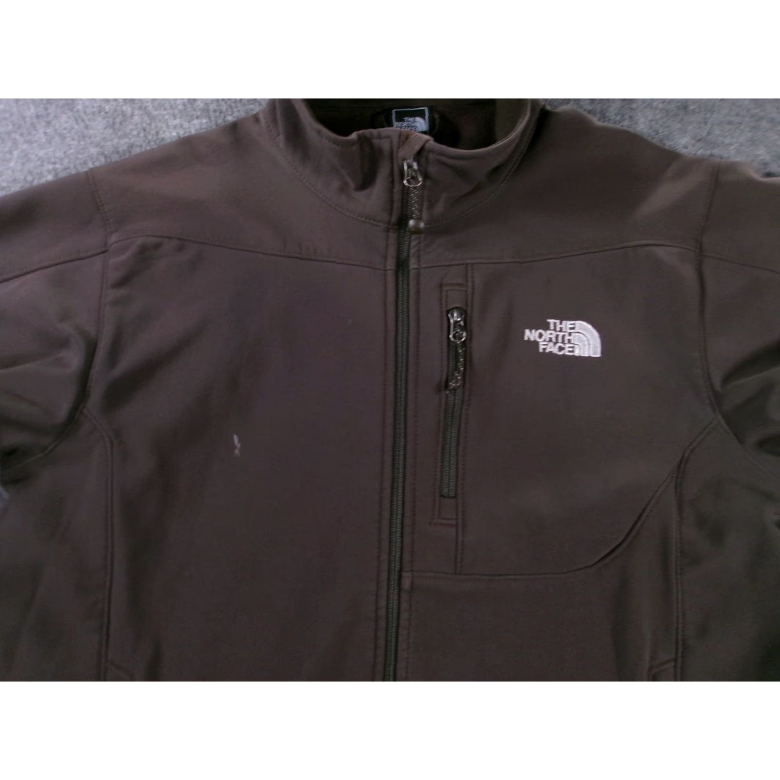 The North Face The North Face Softshell Jacket Men Extra Large Brown TNF Apex Zippered Pockets Size US XL / EU 56 / 4 - 2 Thumbnail