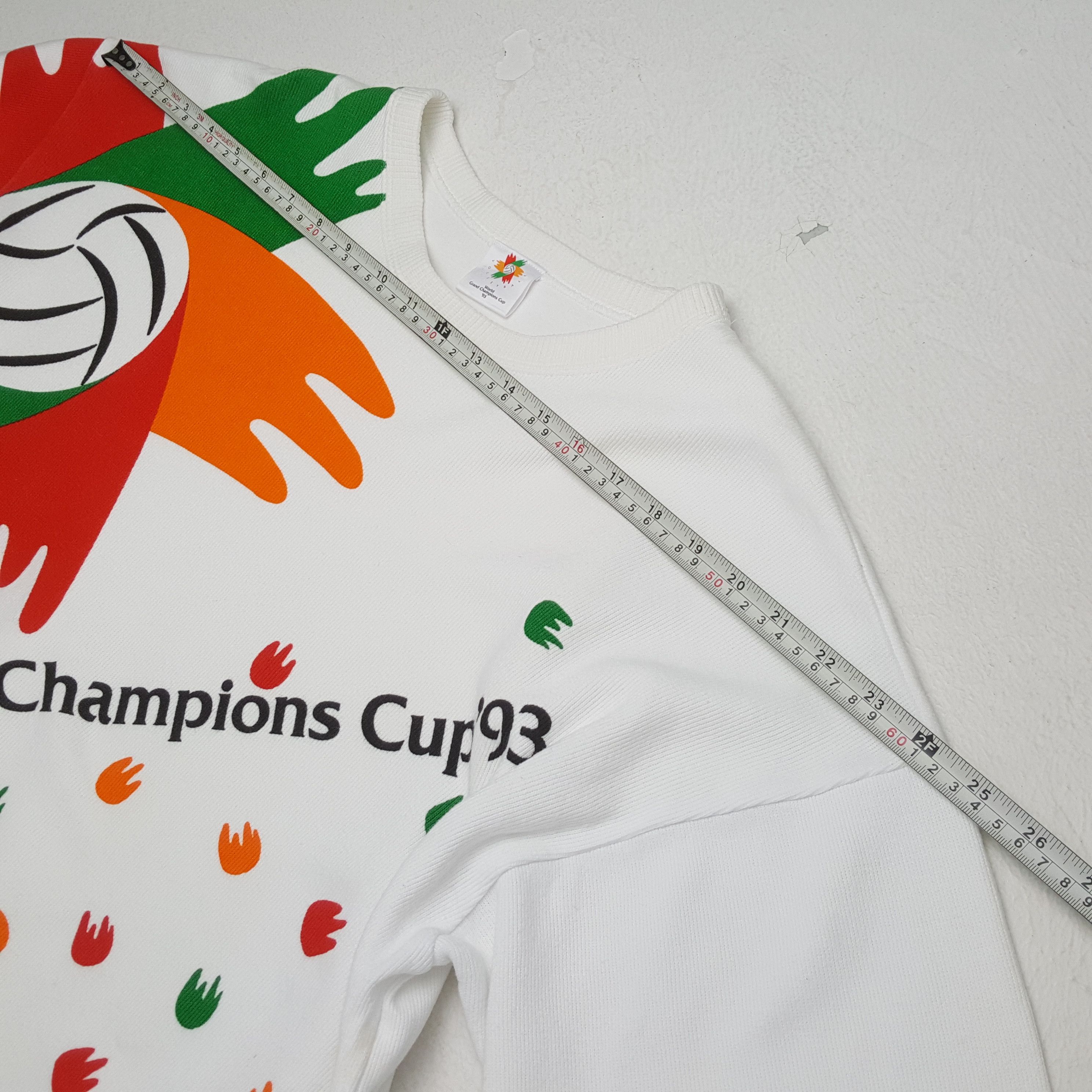 Japanese Brand × Vintage Vintage WORLD GRAND CHAMPION CUP 1993 Promo Swatshirts Size US L / EU 52-54 / 3 - 4 Thumbnail