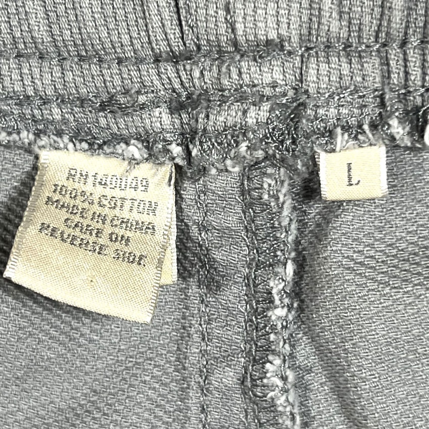 The Territory Ahead Territory Ahead Pants Men's Gray Cotton Drawstring Elastic Waist L Size US 33 - 6 Thumbnail
