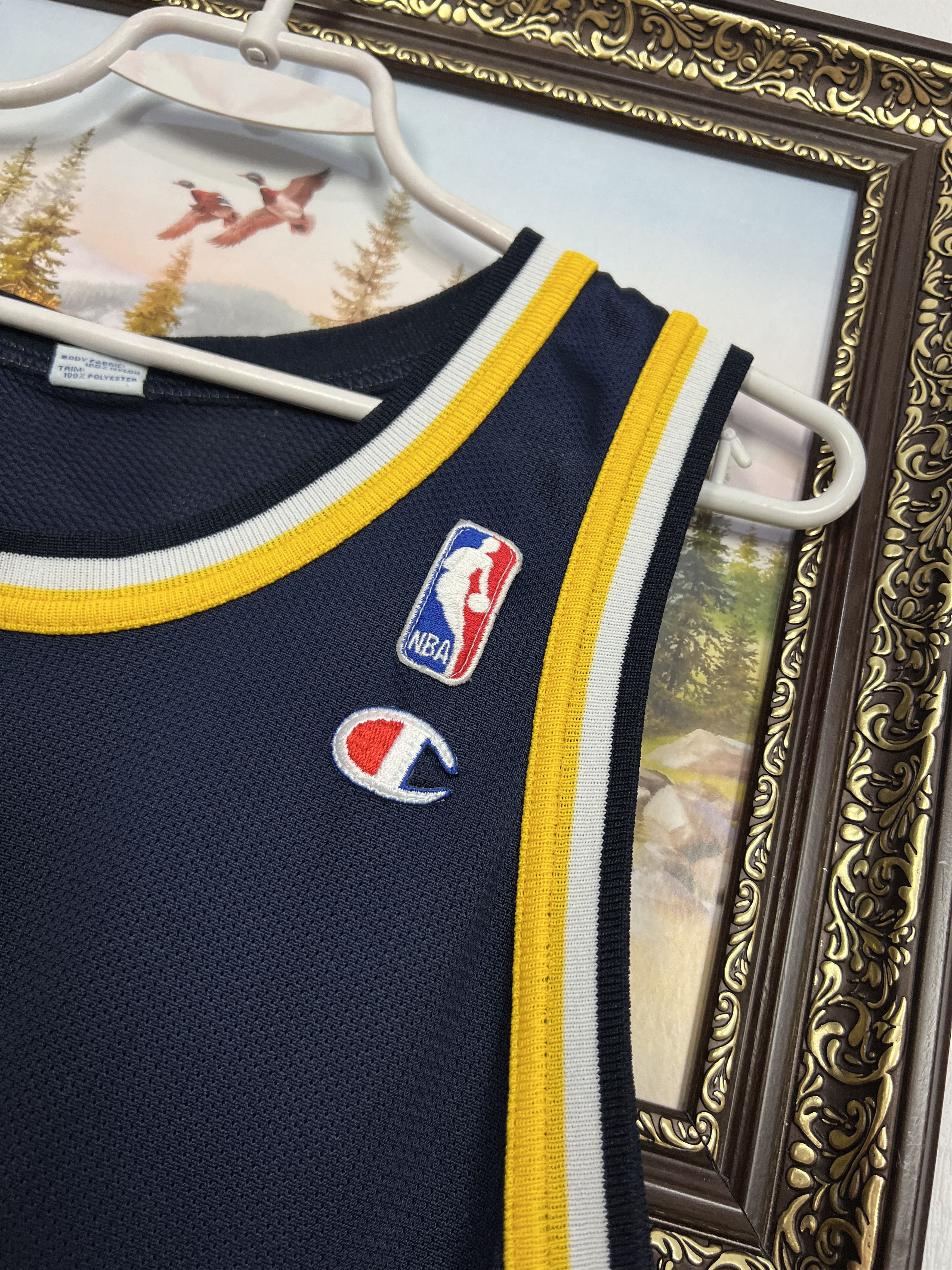 Champion Vintage 90's Indiana Pacers NBA #31 Miller Jersey Trikot Size US L / EU 52-54 / 3 - 4 Thumbnail