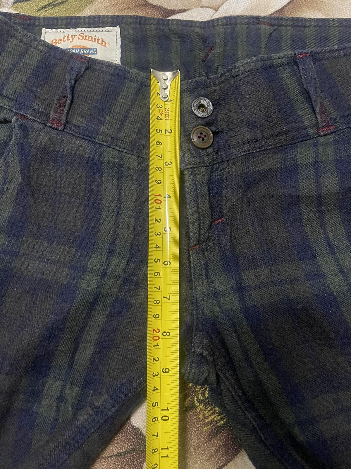 Japanese Brand Betty Smith Bootcut Carpenter Buckled Back Size US 31 - 18 Thumbnail