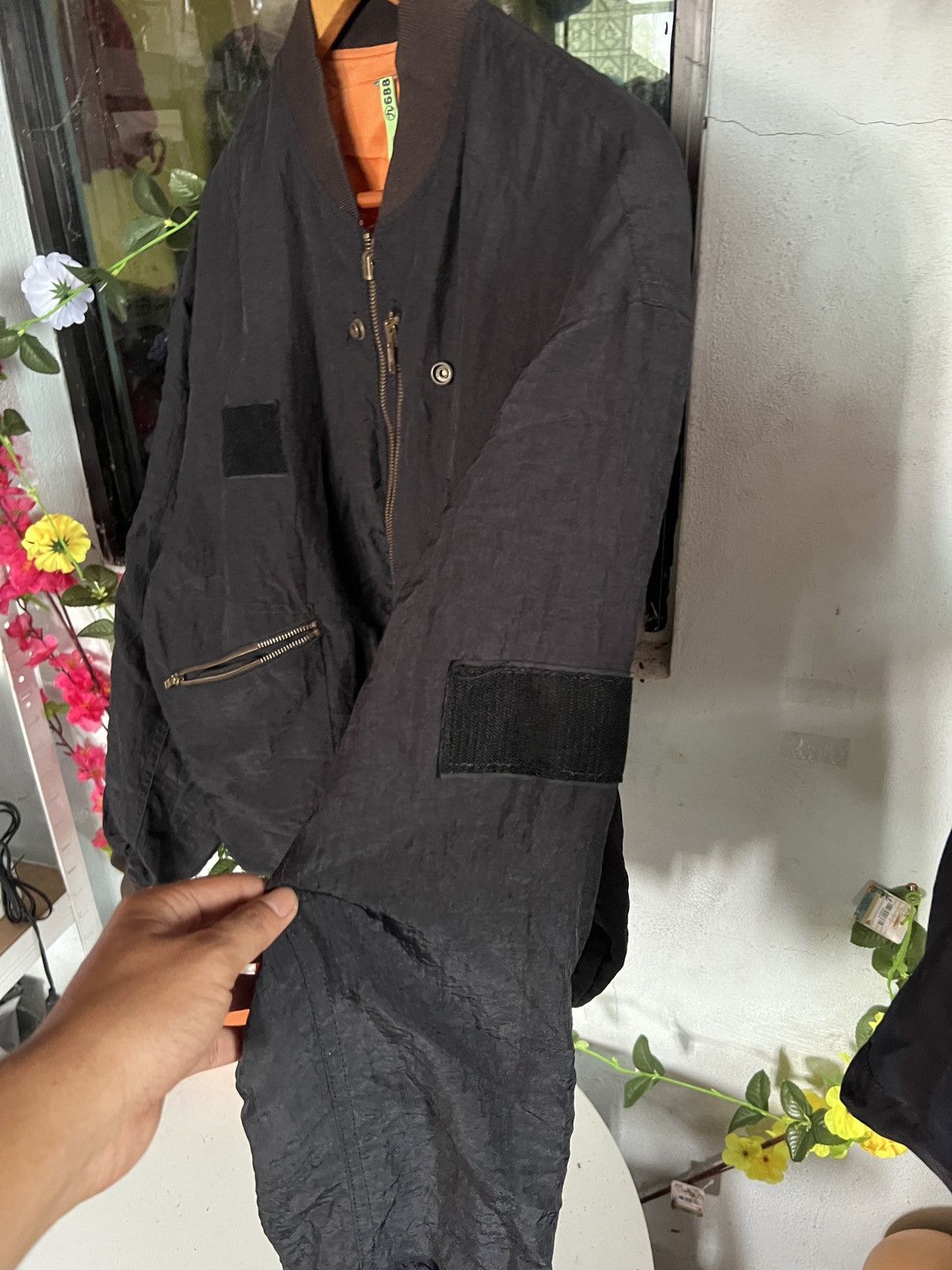Issey Miyake × Japanese Brand SABUROKU MEN’S Bomber Jacket Size US L / EU 52-54 / 3 - 5 Thumbnail