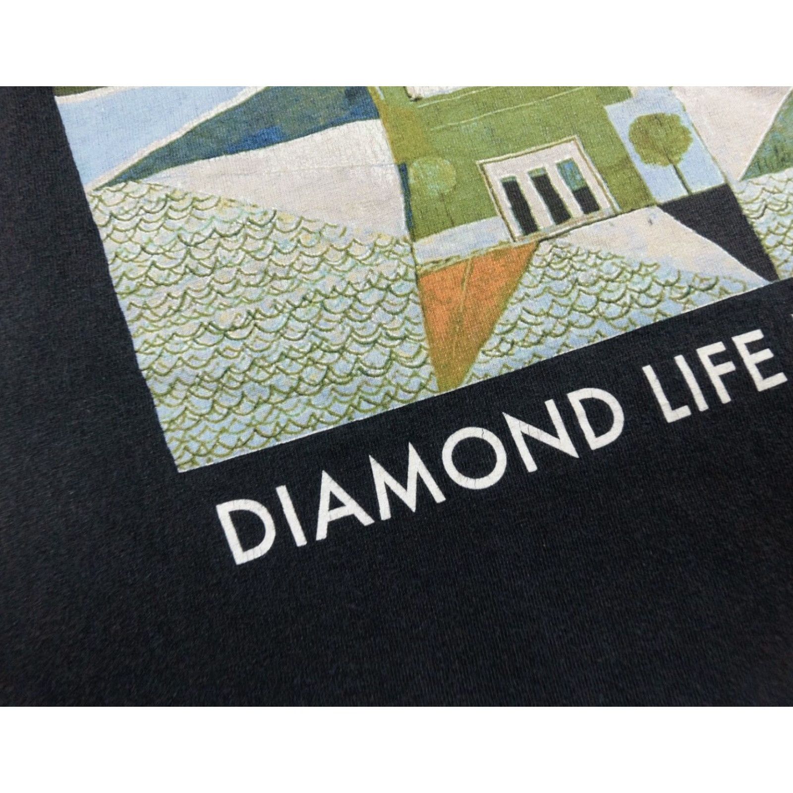 Diamond Supply Co. VINTAGE Nike Shirt Adult Small Black Short Sleeve Tee 90s Concert Graphic Print Mens Size US S / EU 44-46 / 1 - 3 Thumbnail