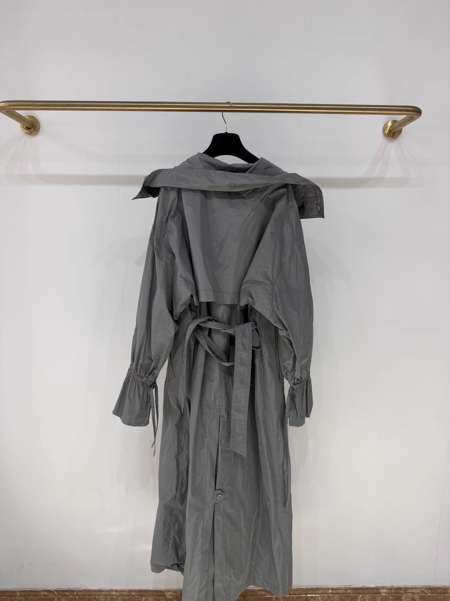 Max Mara Maxmara taffeta long coat FR42 new tags Size L / US 10 / IT 46 - 5 Thumbnail