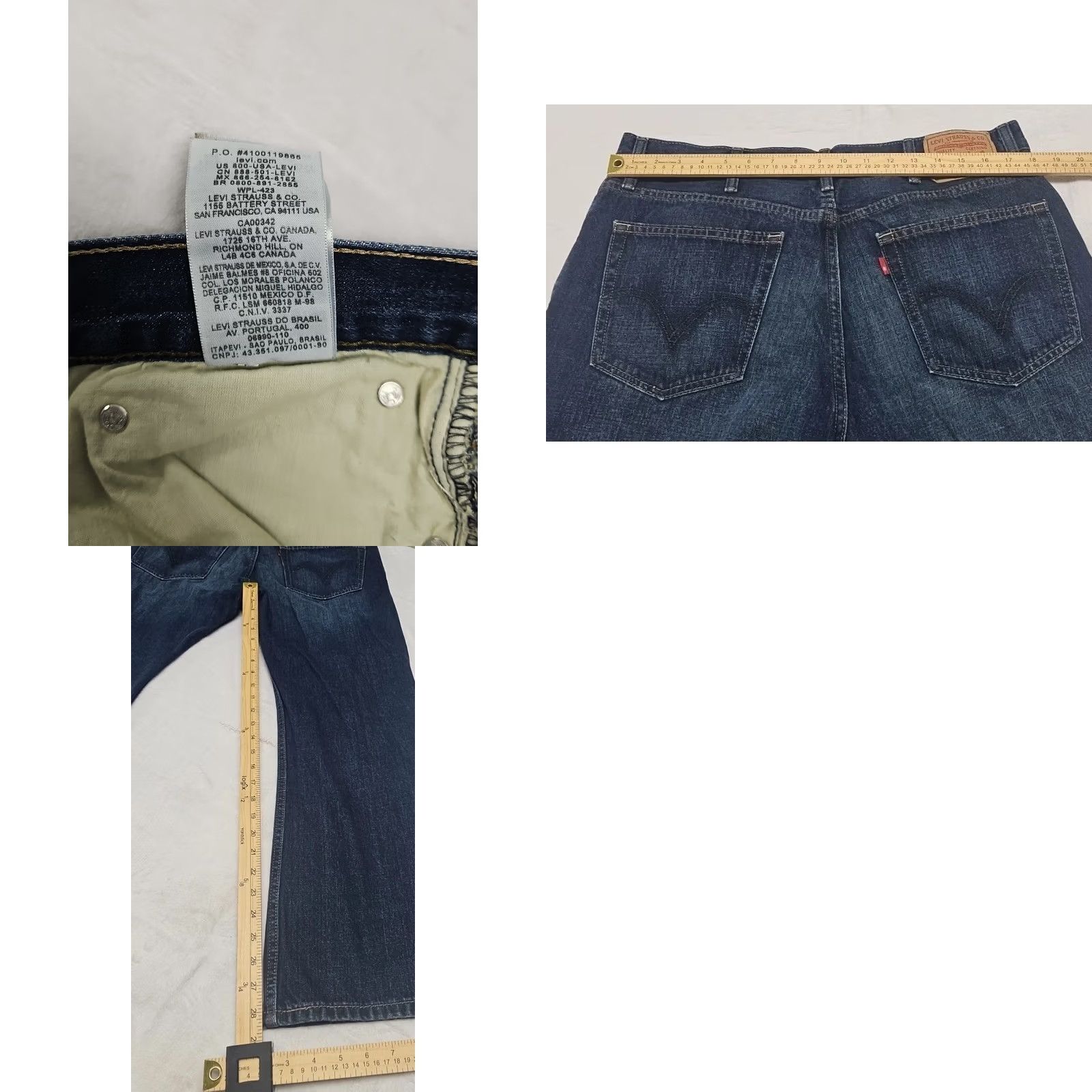 Levi's Levi’S 527 Bootcut Jeans Mens Blue Medium Wash Denim 38x30 Zip Button Size US 38 / EU 54 - 9 Thumbnail