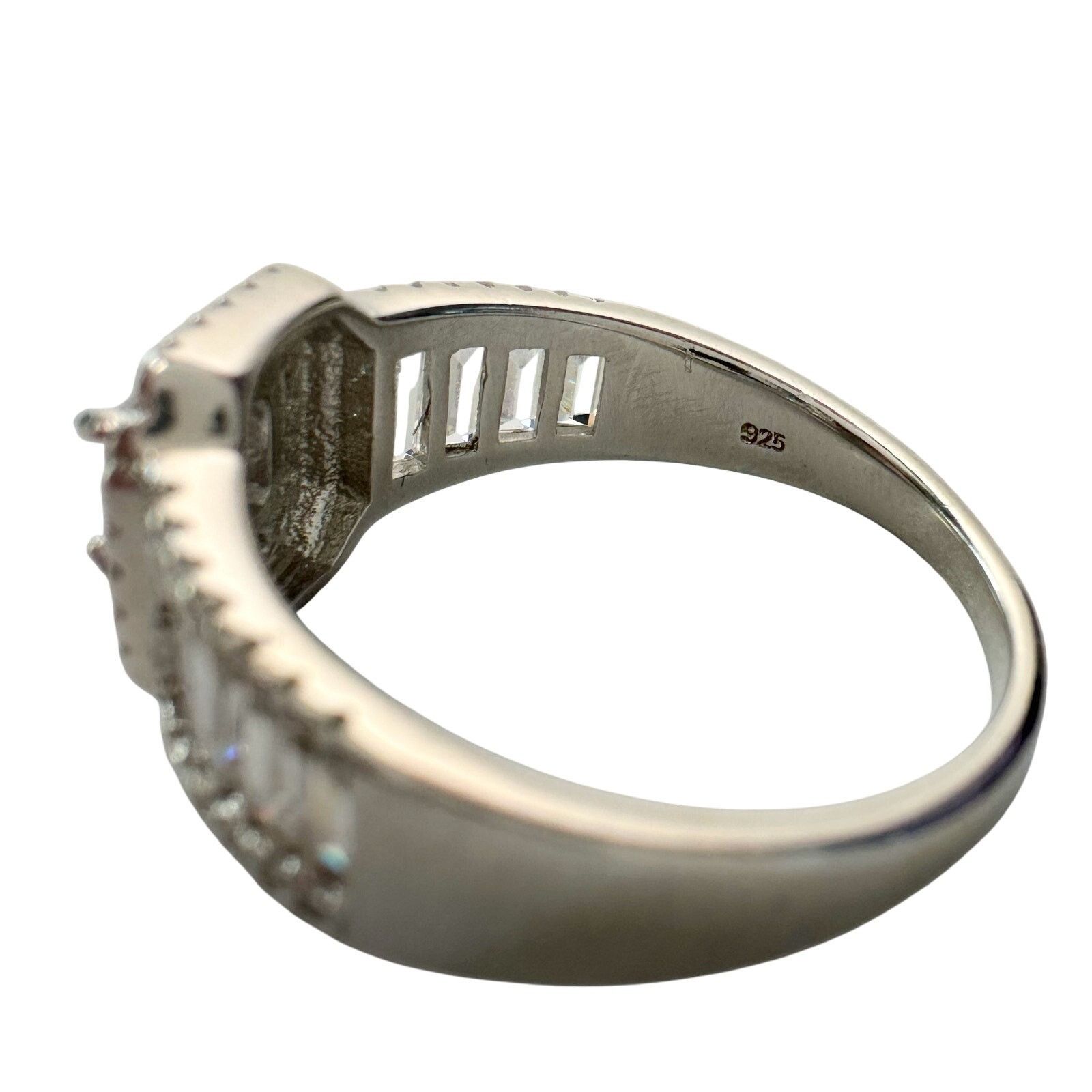 Other Asscher Cut 2.50 ct Lab Created White Sapphire Ring size 9 Size ONE SIZE - 4 Thumbnail