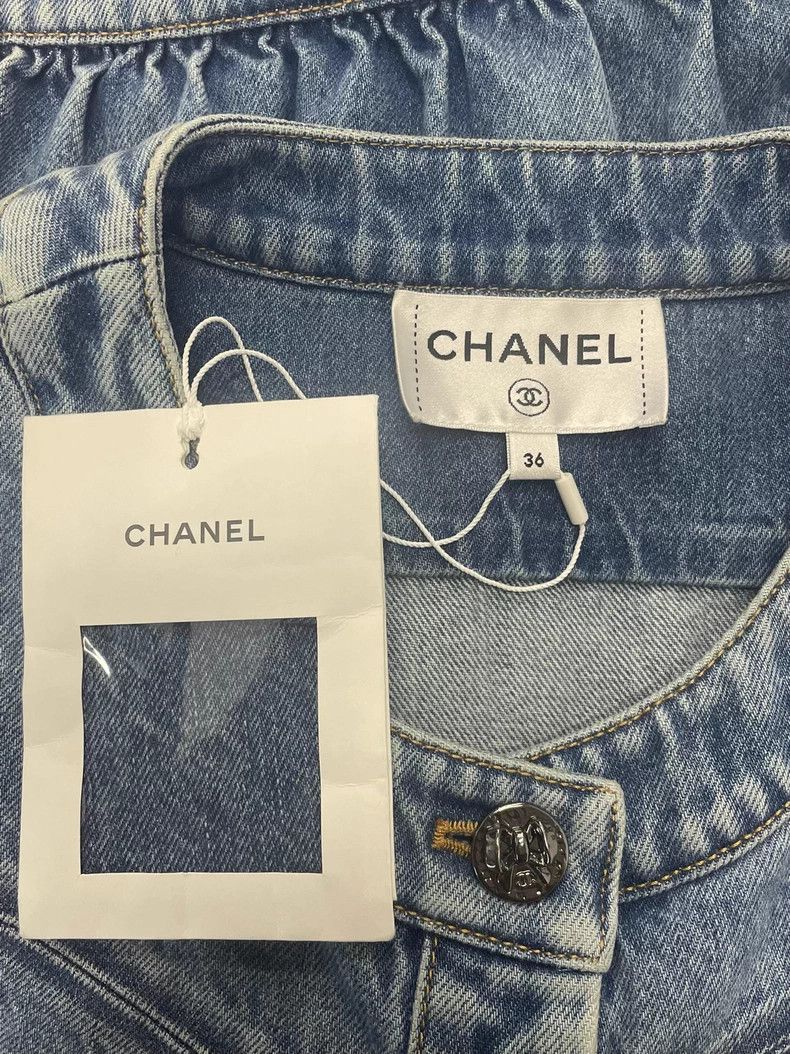 Chanel Chanel 25K bow blue denim vest Size XS / US 0-2 / IT 36-38 - 4 Thumbnail