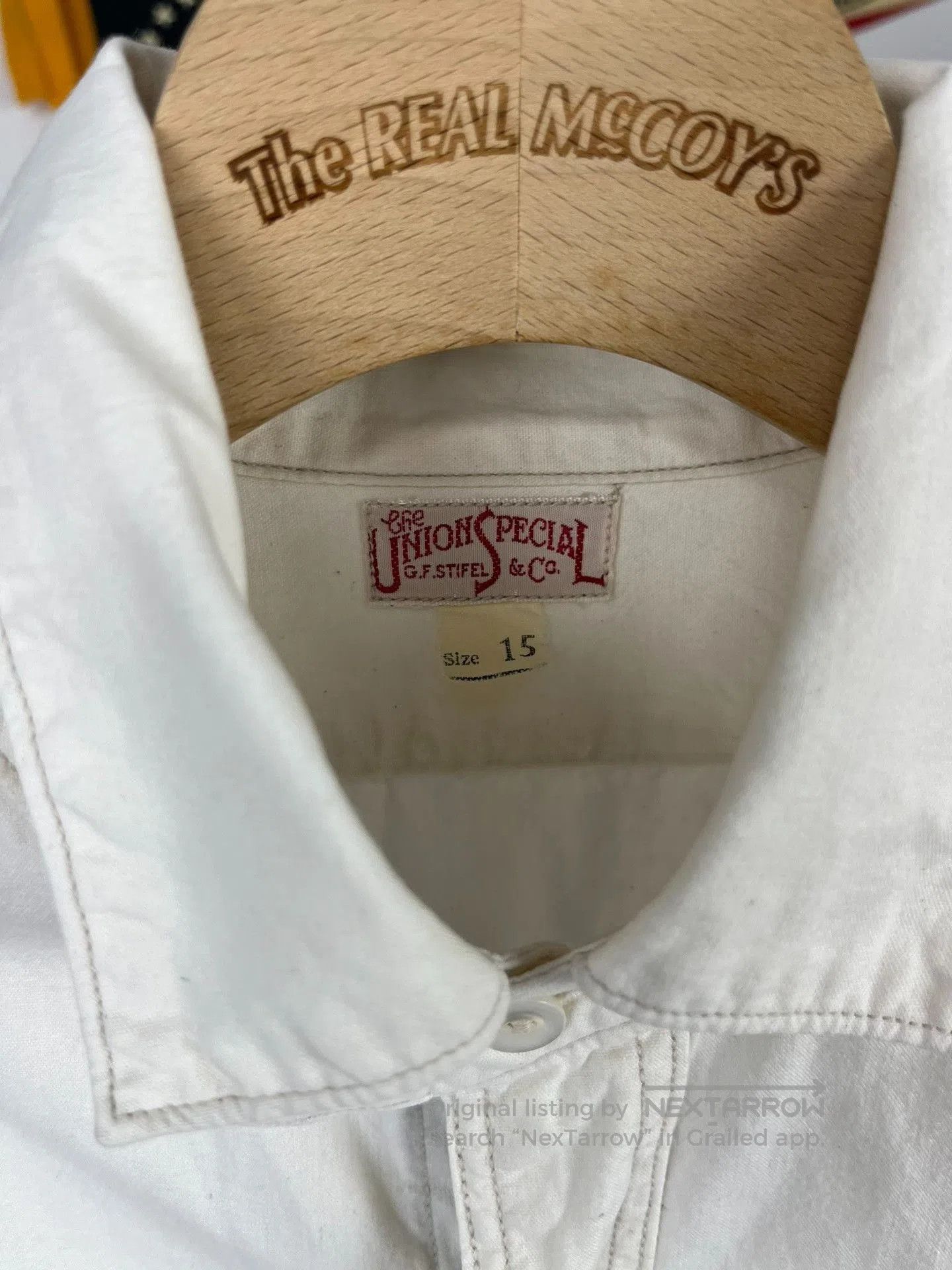 Freewheelers Freewheelers White Workwear Shirt. Size US M / EU 48-50 / 2 - 4 Thumbnail