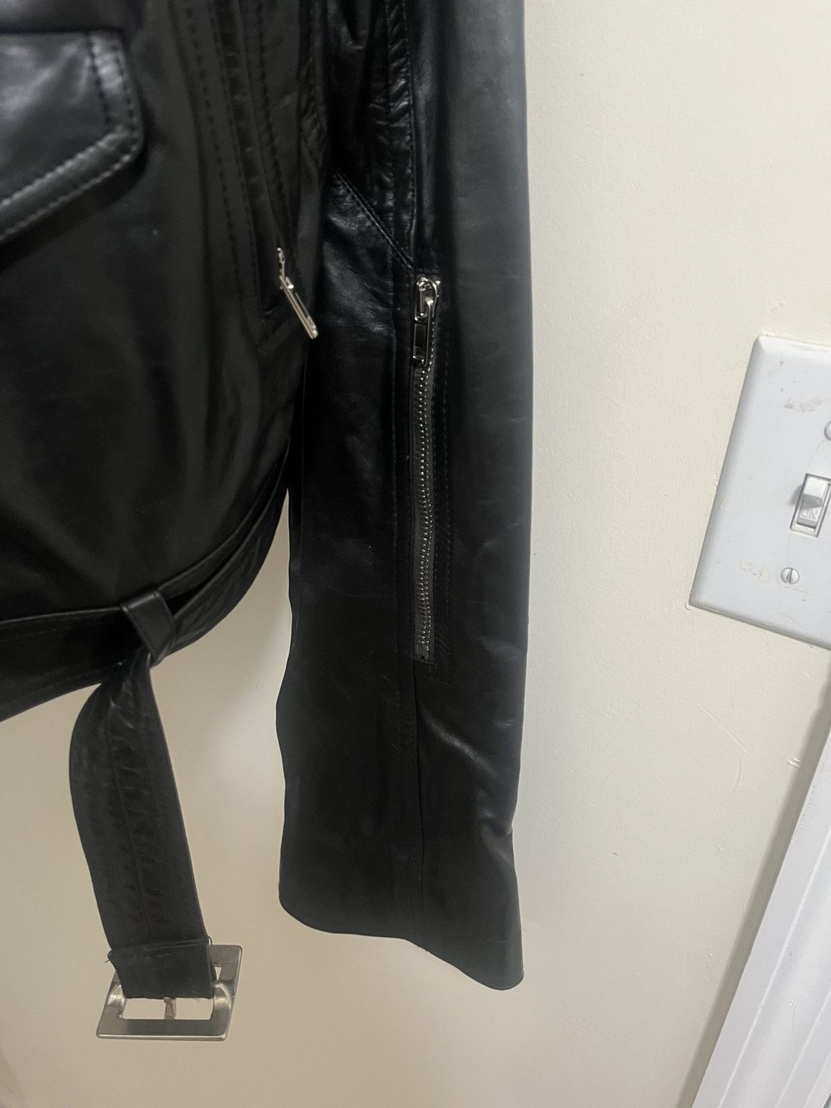 Rick Owens Rick Owens Lukes Stooges Leather Jacket Sz 52 Size US L / EU 52-54 / 3 - 4 Thumbnail