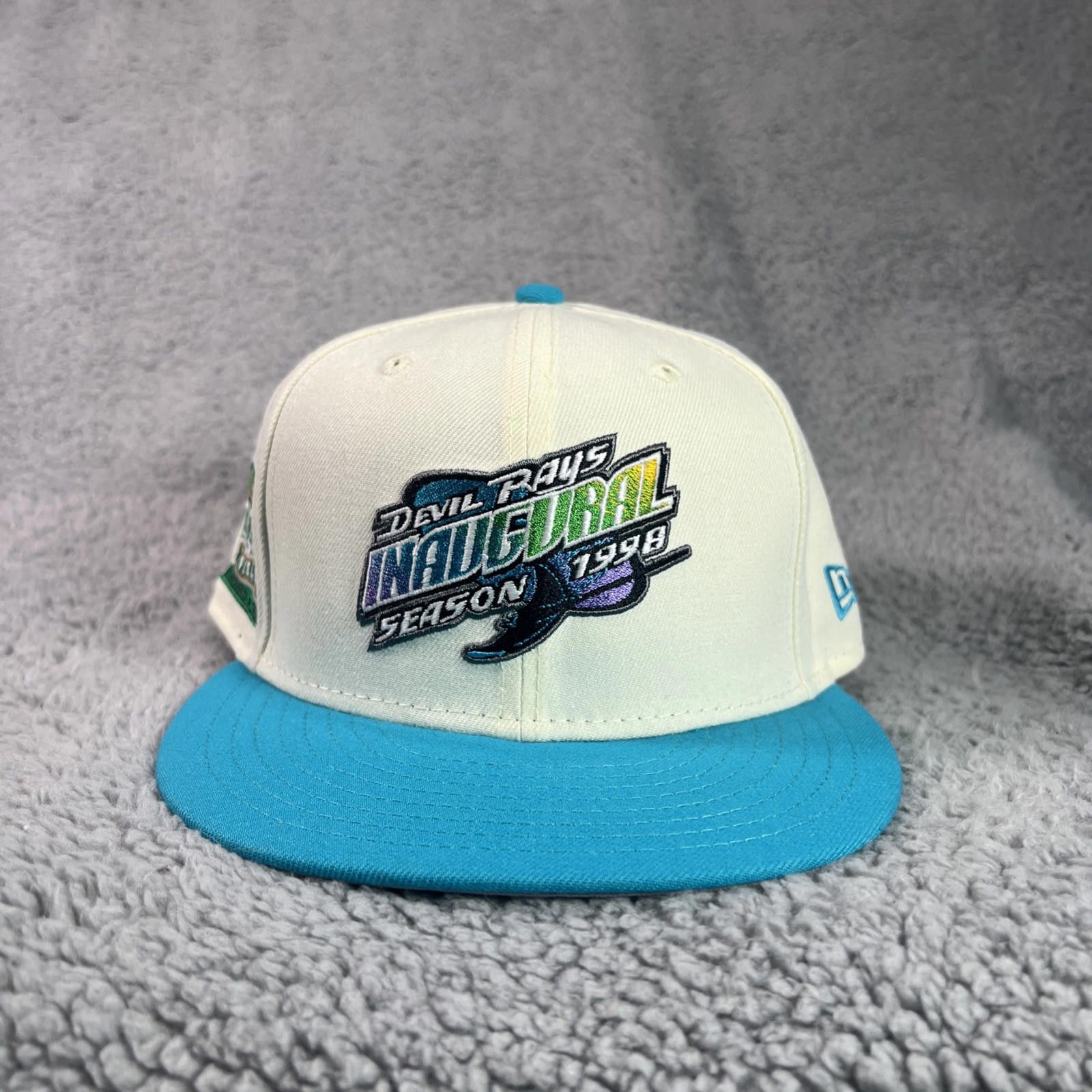 New Era FRESH RAGS New Era Tampa Bay Devil Rays Tropicana 7 5/8 Size ONE SIZE - 1 Thumbnail