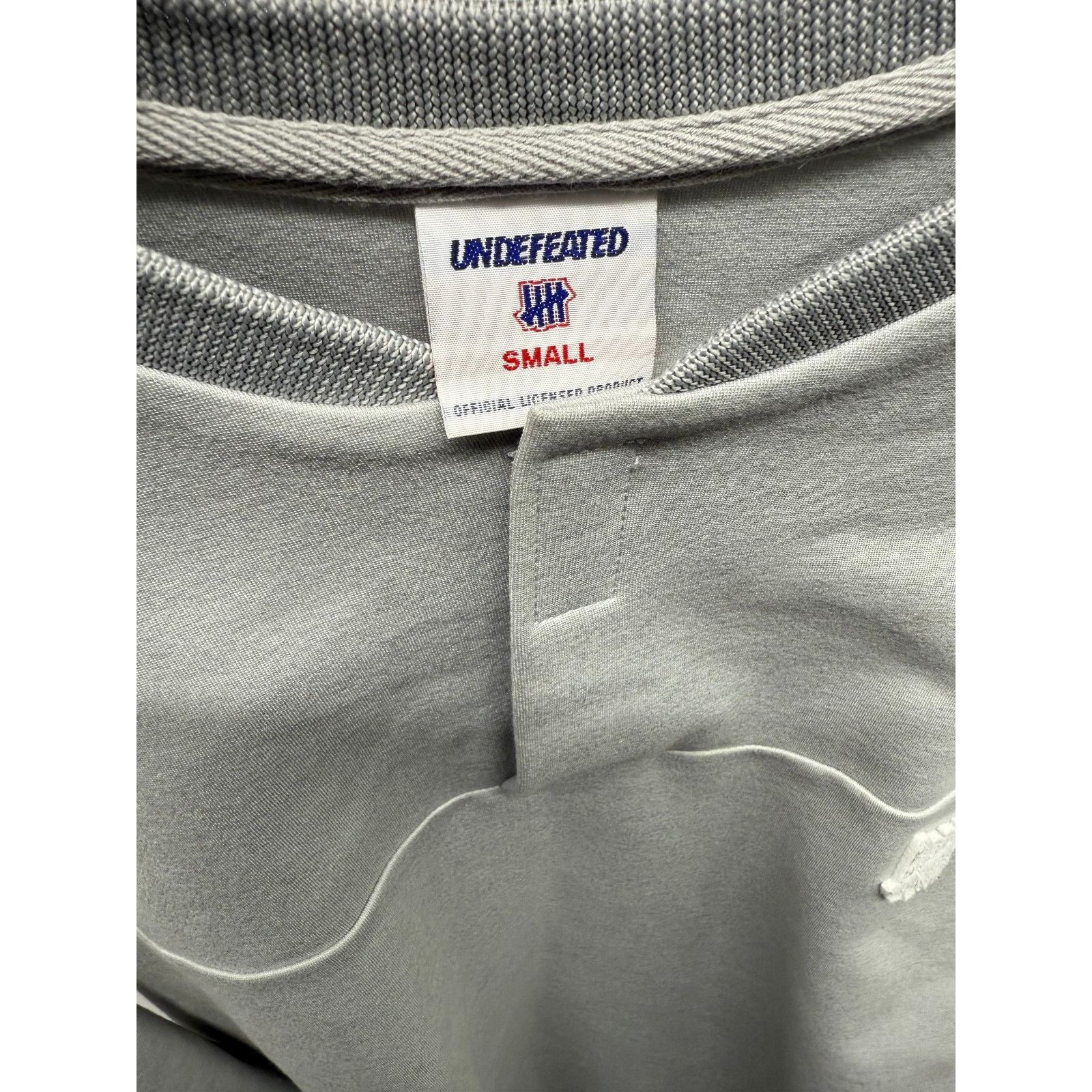 Undefeated Undefeated Gray Fleece Pullover Crewneck Mens S Sweater UNDF Size US S / EU 44-46 / 1 - 3 Thumbnail