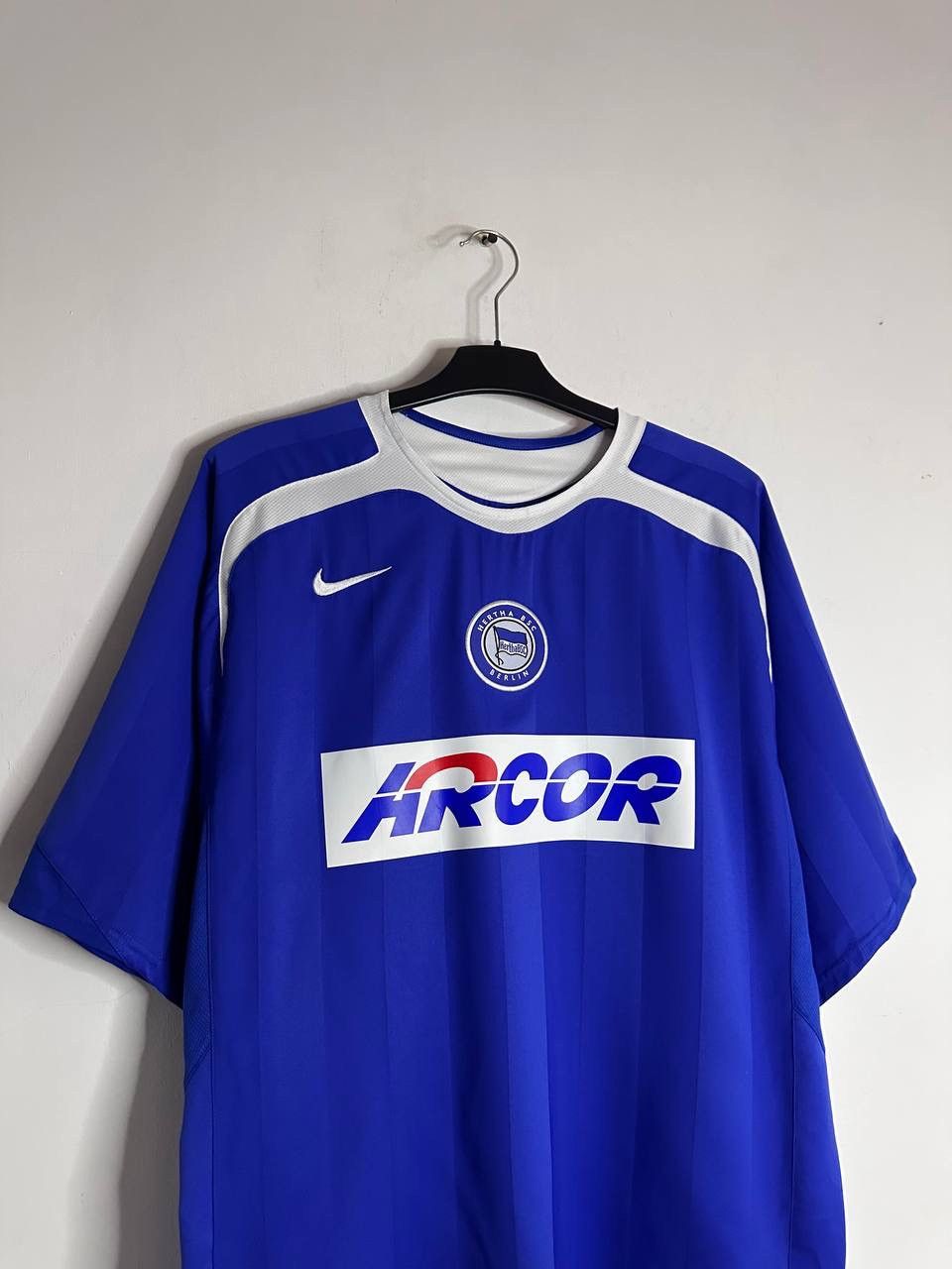 Nike Hertha BSC Berlin Nike Home Soccer Jersey 2003-04 Vintage Size US XL / EU 56 / 4 - 2 Thumbnail
