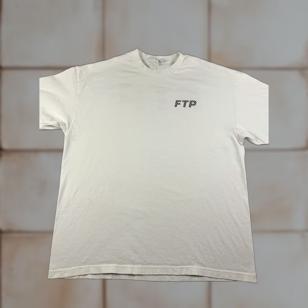 Vintage FTP T-Shirt Mens 2XL White Logo USA Made Short Sleeve Crew Neck Graphic Print Vintage No Size US XXL / EU 58 / 5 - 1 Thumbnail