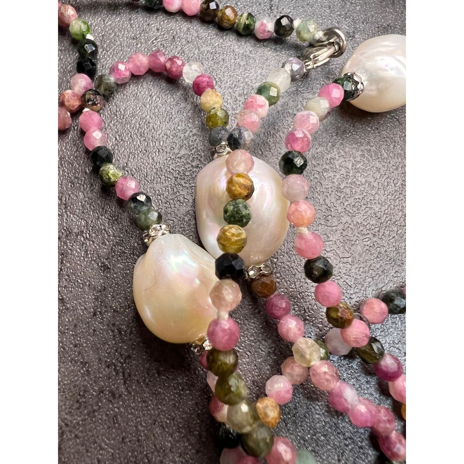 Other Lucas Lameth tourmaline and pearl long necklace Size ONE SIZE - 7 Thumbnail