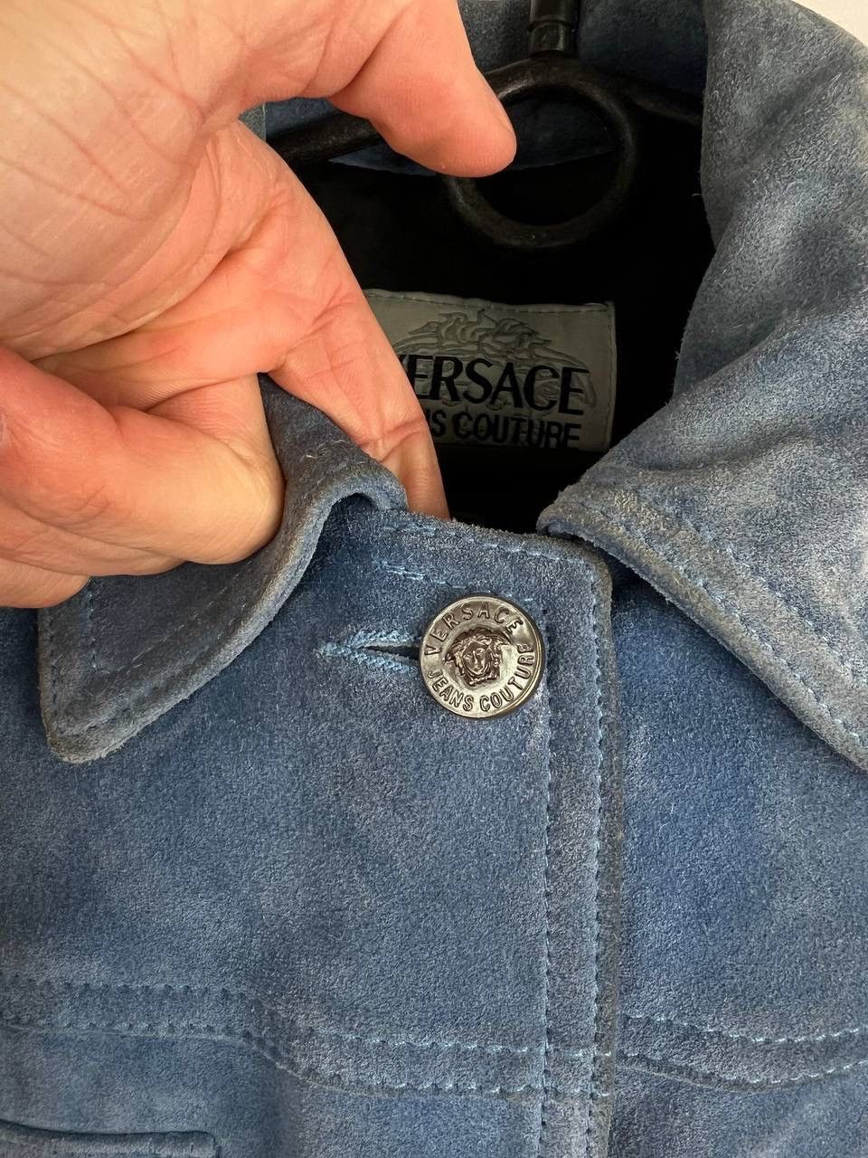 Versace × Versace Jeans Couture × Vintage Versace Jeans Couture leather vintage jacket size XS Size XS / US 0-2 / IT 36-38 - 16 Thumbnail