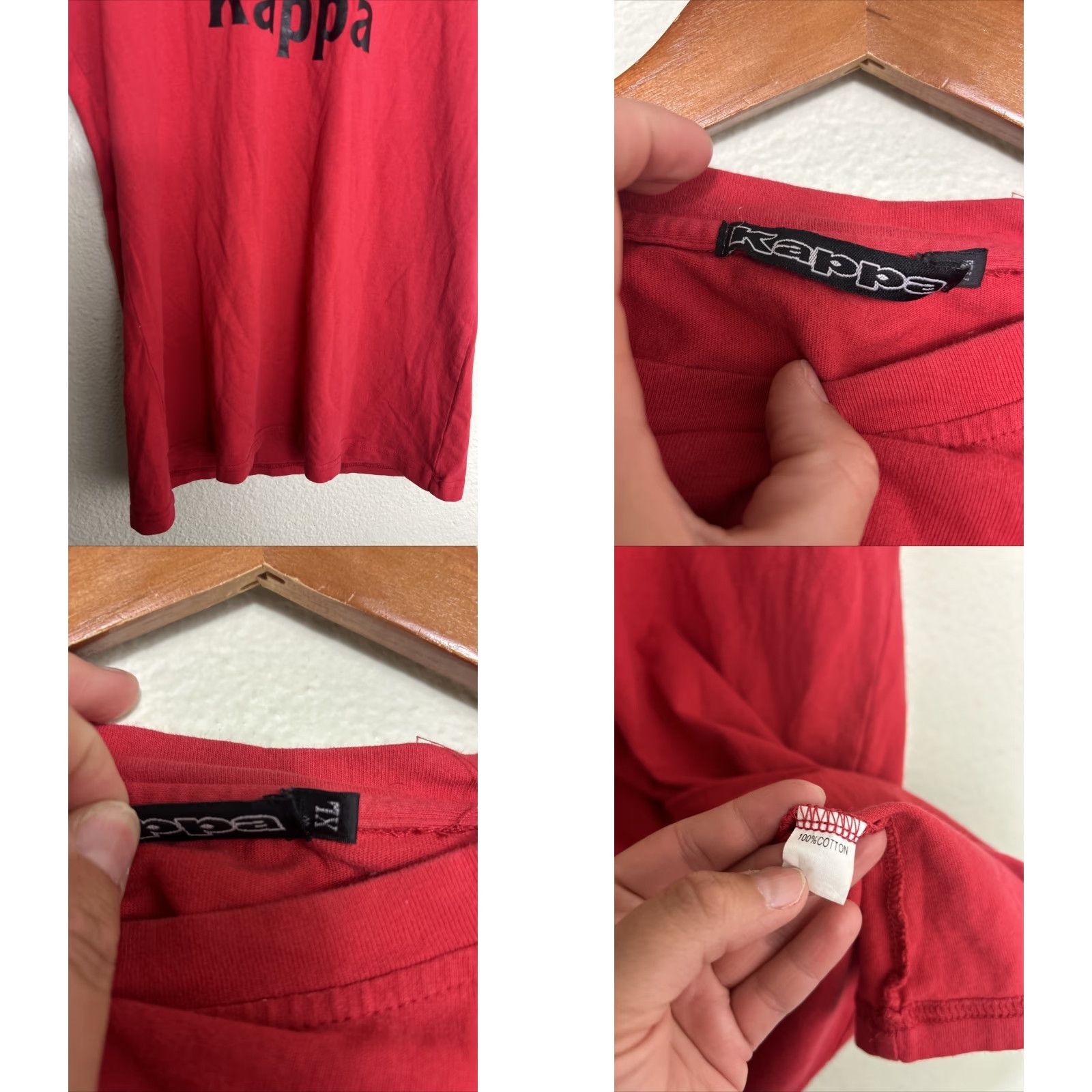 Kappa Kappa Red Women's XL Short Sleeve T-Shirt Cotton User: Kappa Red Women's XL Short Sleeve T-Shirt Cotton Size XL / US 12-14 / IT 48-50 - 8 Thumbnail