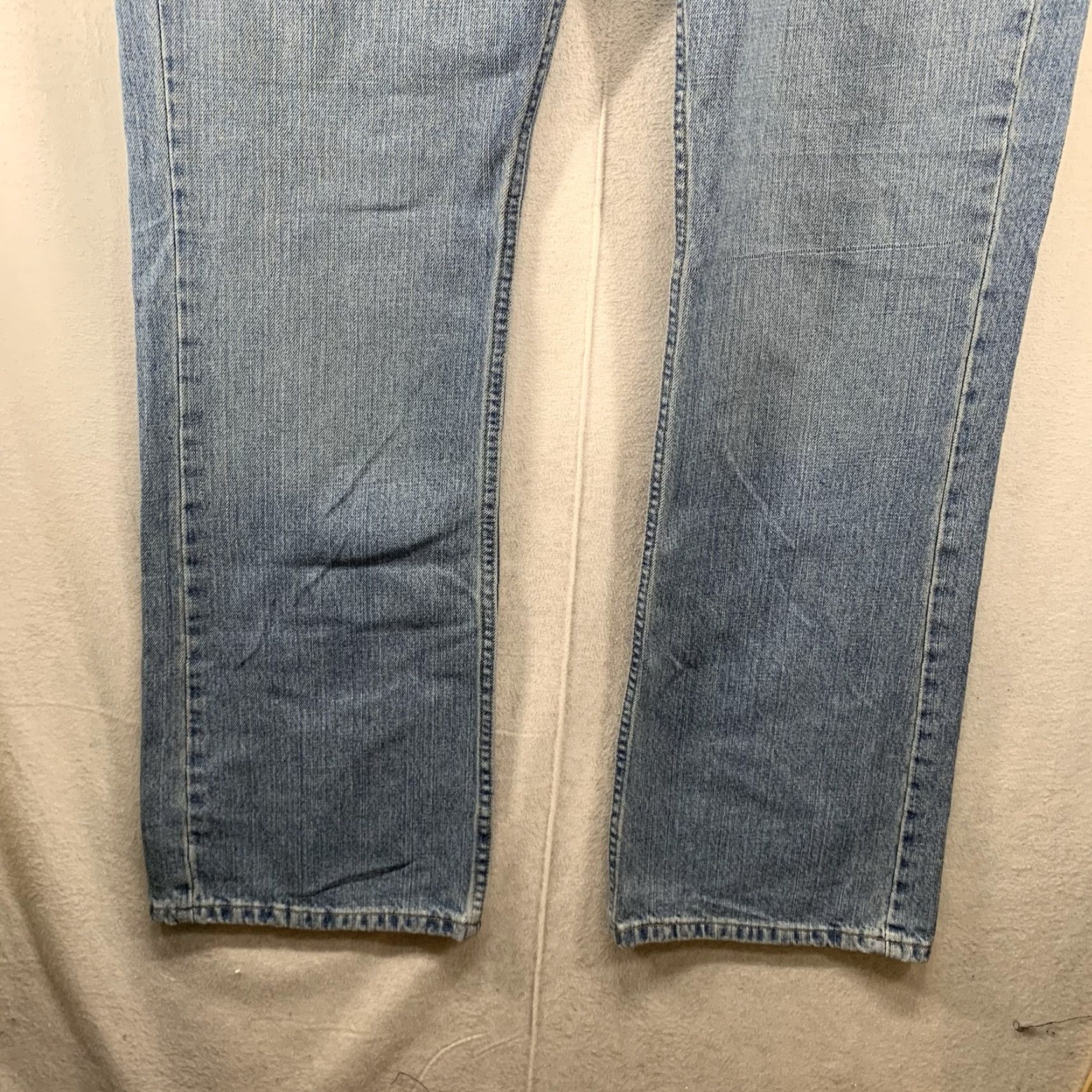 Levi's VINTAGE Levi's Jeans Mens 40x32 Bootcut Loose Fit Denim Blue 90s Biker Rock Western Size US 40 / EU 56 - 7 Thumbnail
