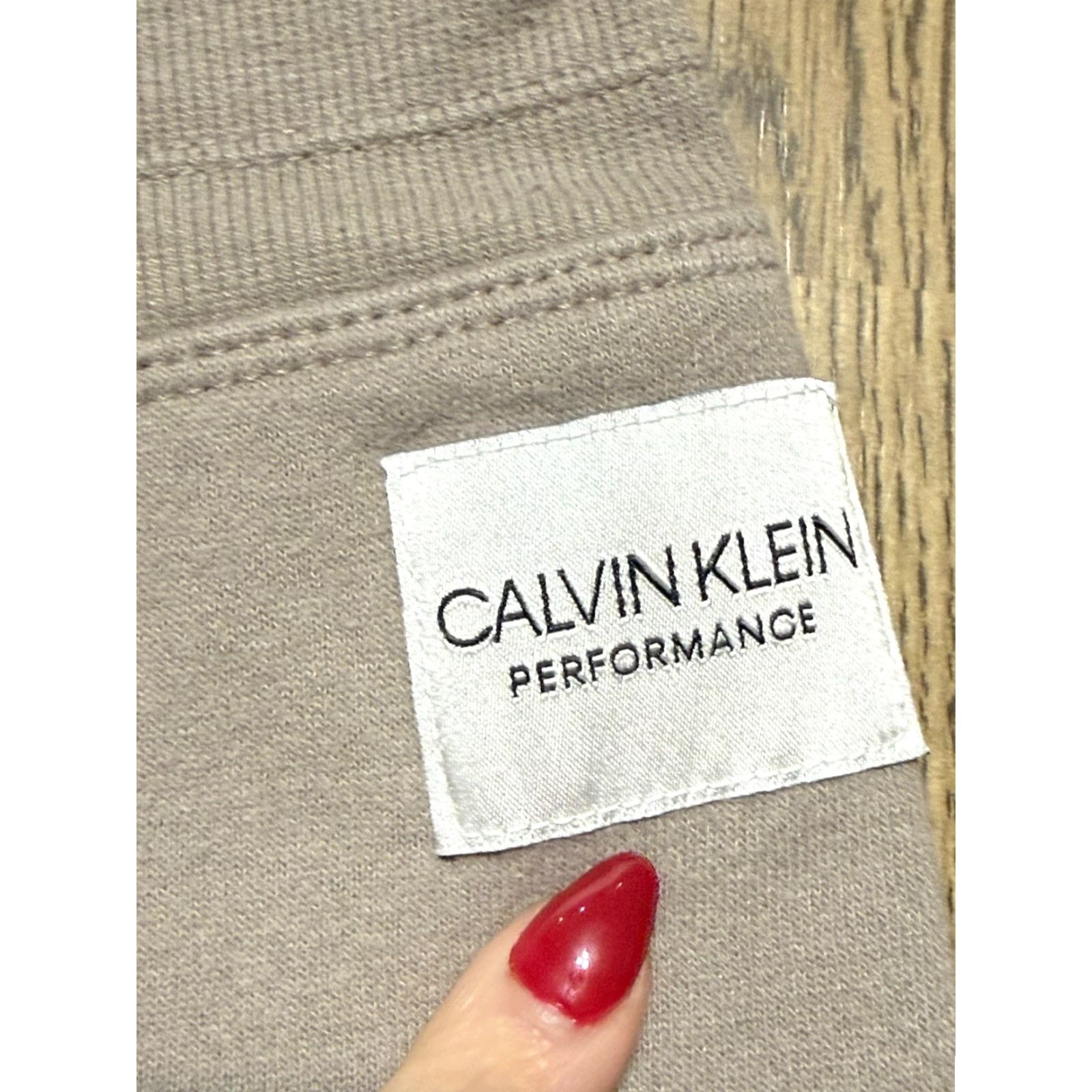 Calvin Klein Calvin Klein Performance Pants Mens Large Gray Tie Waist Sweatpants Velour? (Oops) Size US 33 - 4 Thumbnail