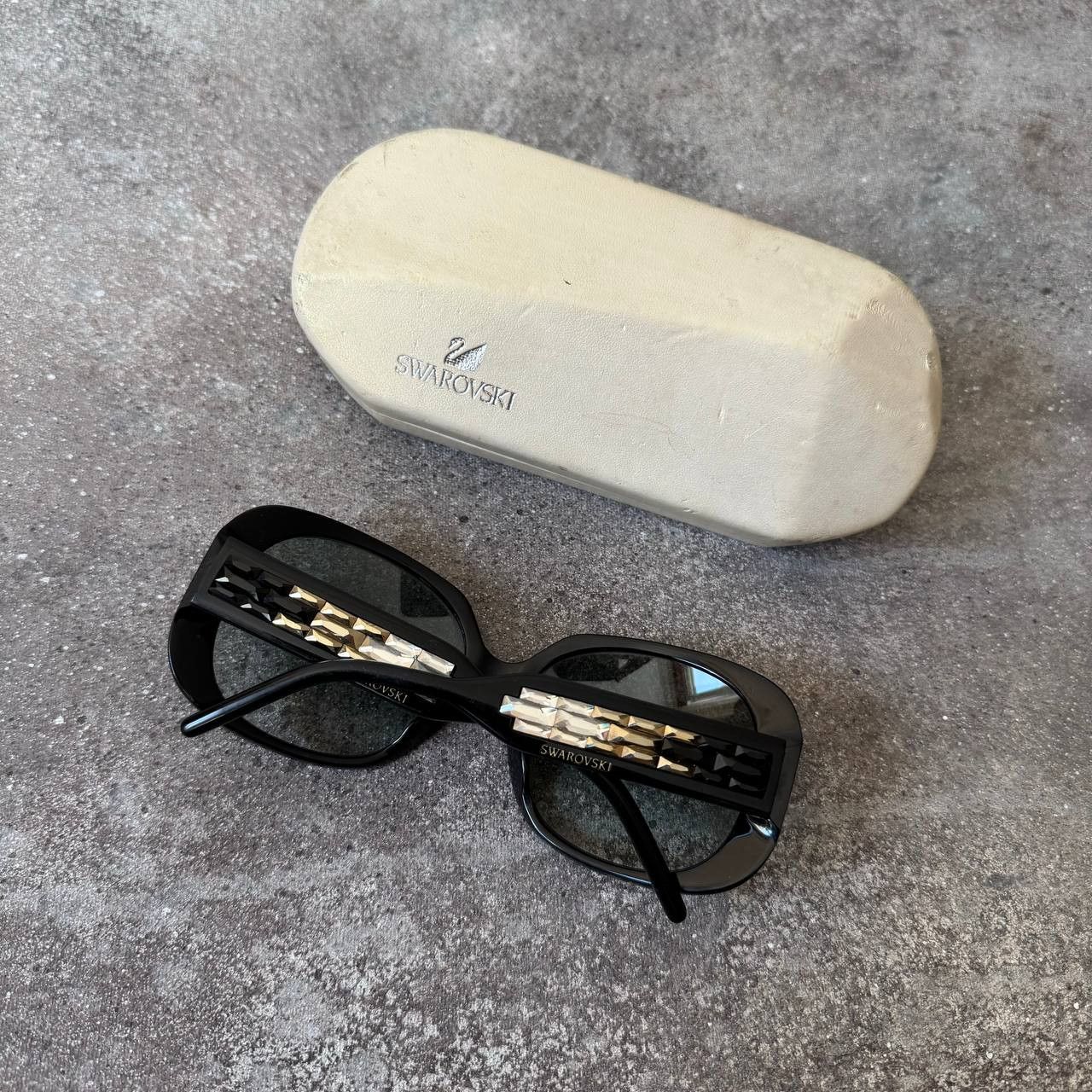 Hysteric Glamour × Swarovski × Vintage Y2K Swarovski Vintage Woman's Retro Sunglasses Size ONE SIZE - 1 Thumbnail