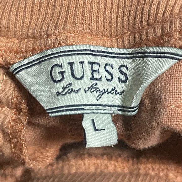 Guess GUESS Los Angeles Wide-Leg Linen Pants in Terracotta Size L Size 32" / US 10 / IT 46 - 7 Thumbnail