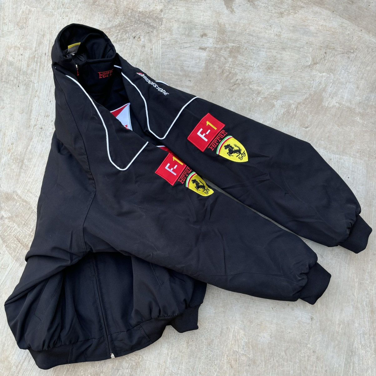 Ferrari Crazy Vintage 90s Ferrari Racing Jacket Size US L / EU 52-54 / 3 - 6 Thumbnail