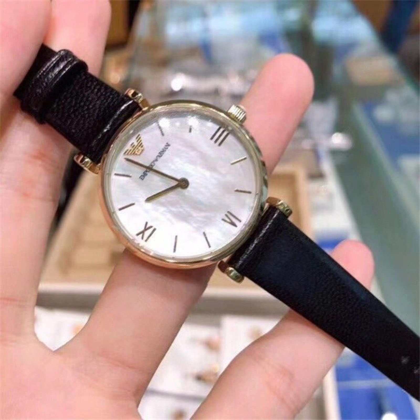 Emporio Armani Emporio Armani AR1910 Women's Two-Hand Size ONE SIZE - 1 Thumbnail