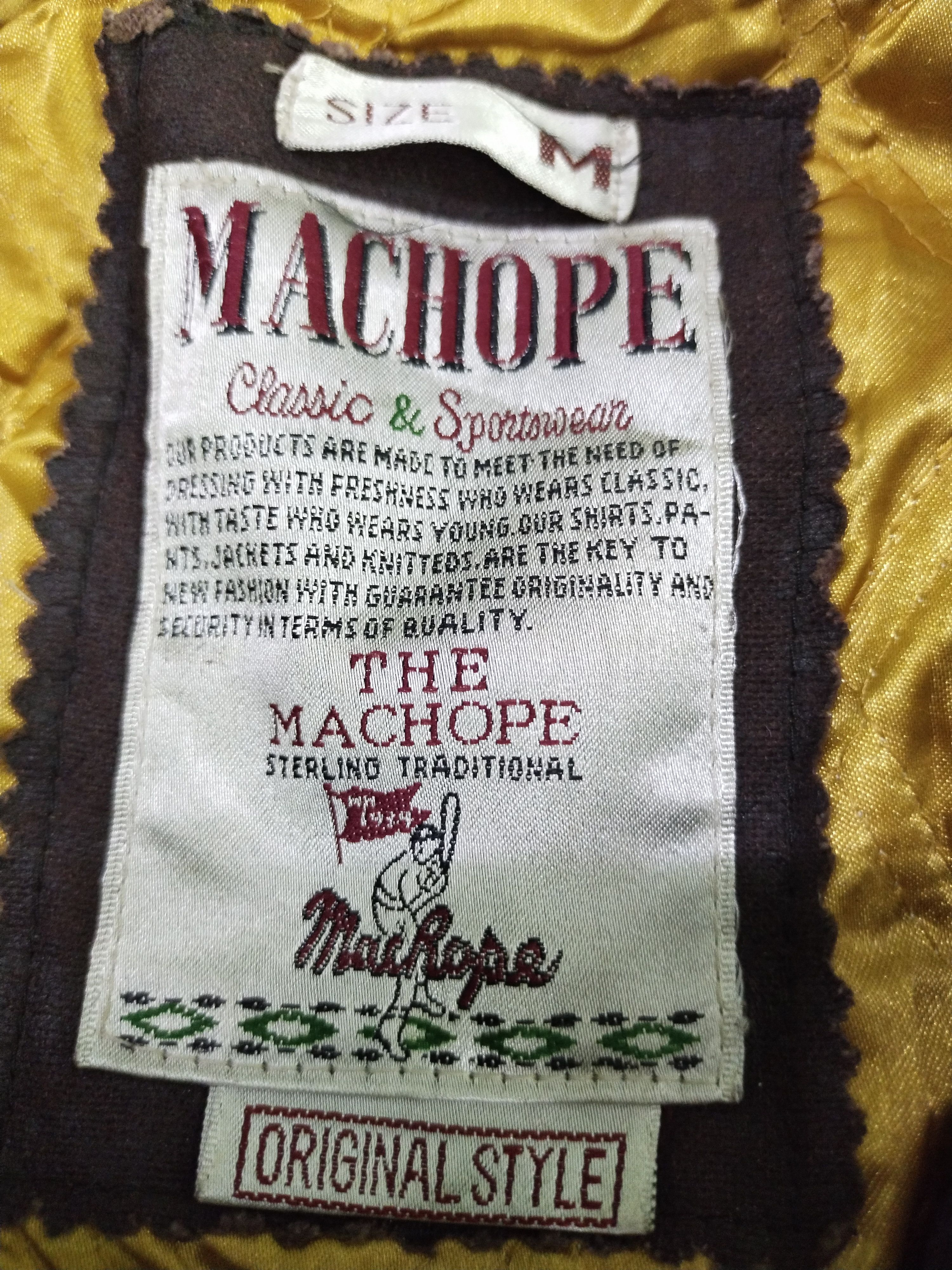 Vintage Vintage Machope Varsity Leather Wool Jacket Rare Size US M / EU 48-50 / 2 - 14 Thumbnail