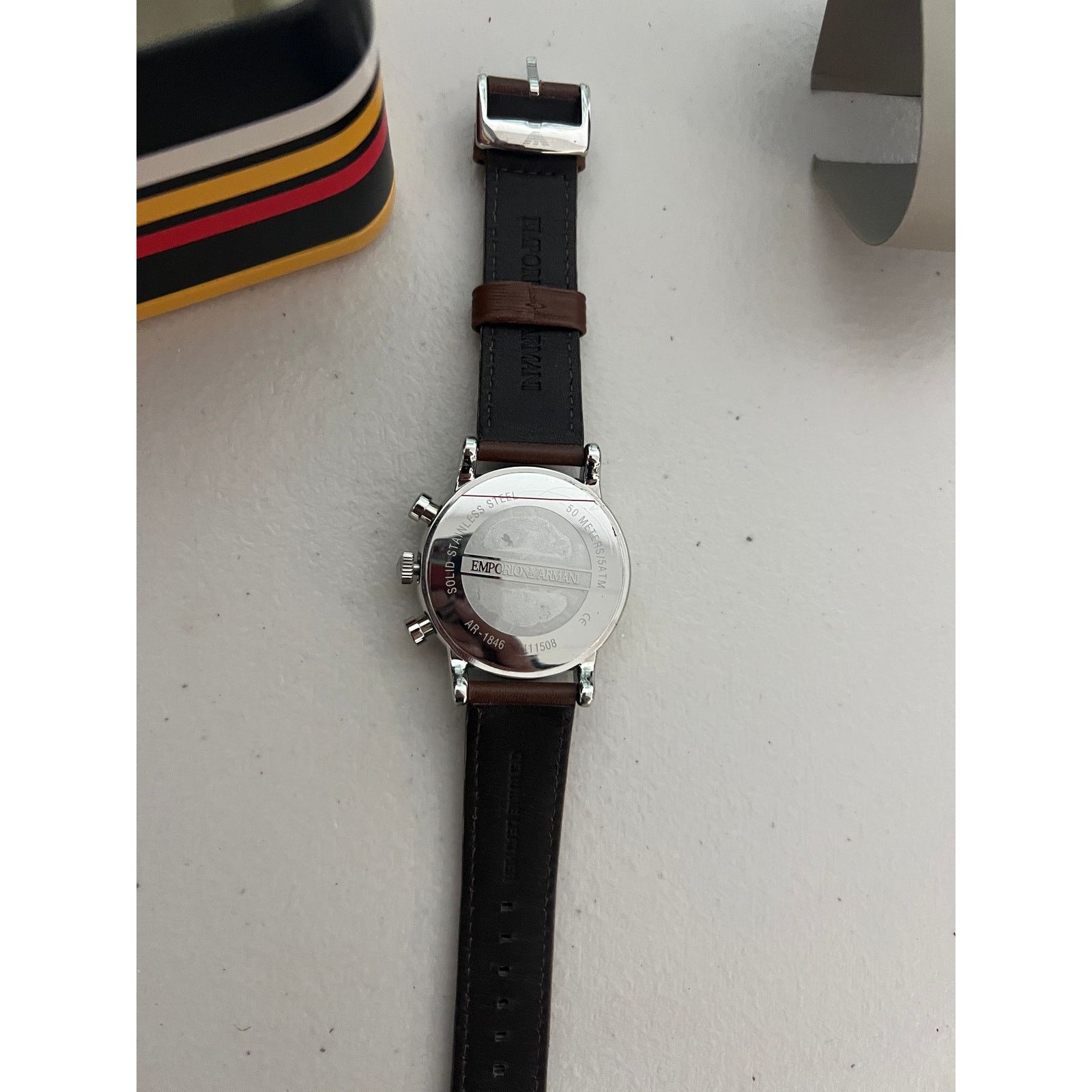 Emporio Armani Emporio Armani AR1846 Watch For Men Luigi Large Size ONE SIZE - 4 Thumbnail