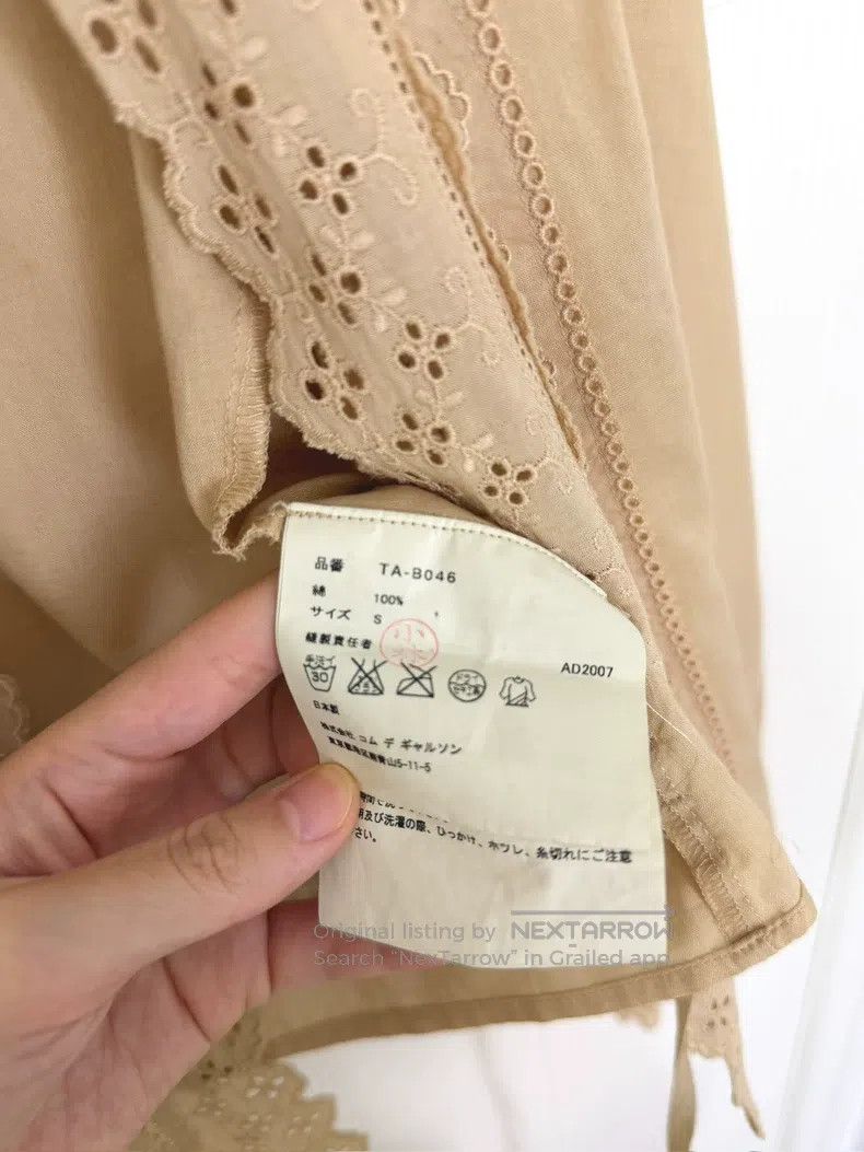 Comme des Garcons Comme des Garcons Lace Edge Top Size S / US 4 / IT 40 - 7 Thumbnail
