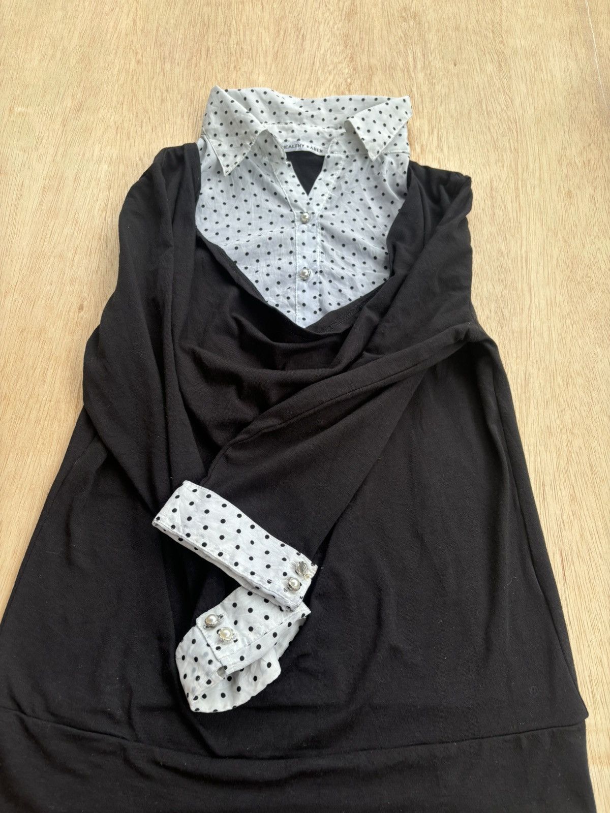 Designer × Japanese Brand Double Layer Healthy Karen Luxry Style Shirt Size US L / EU 52-54 / 3 - 3 Thumbnail