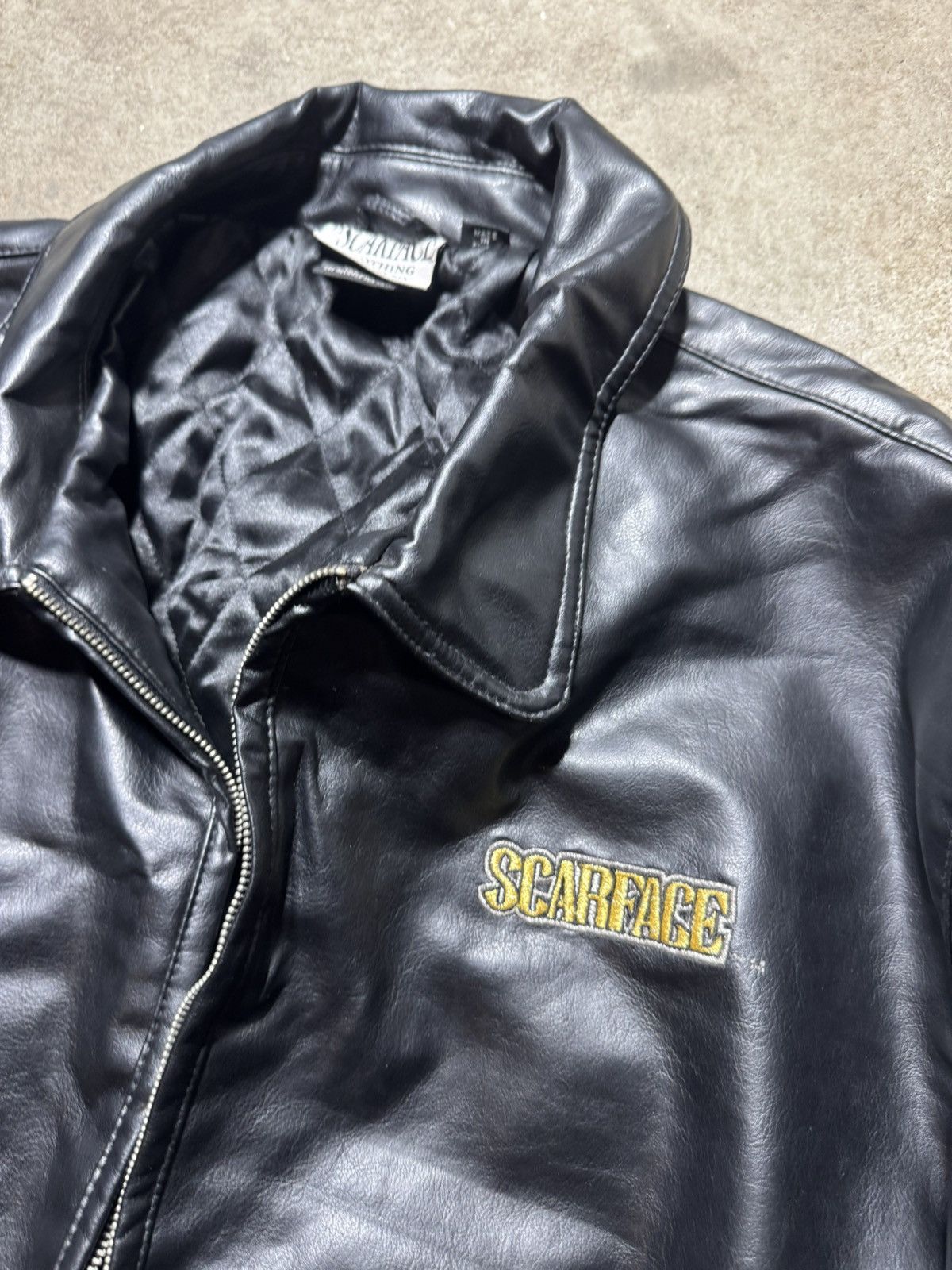 Avirex Vintage Scarface Leather Jacket Size US XXL / EU 58 / 5 - 10 Thumbnail