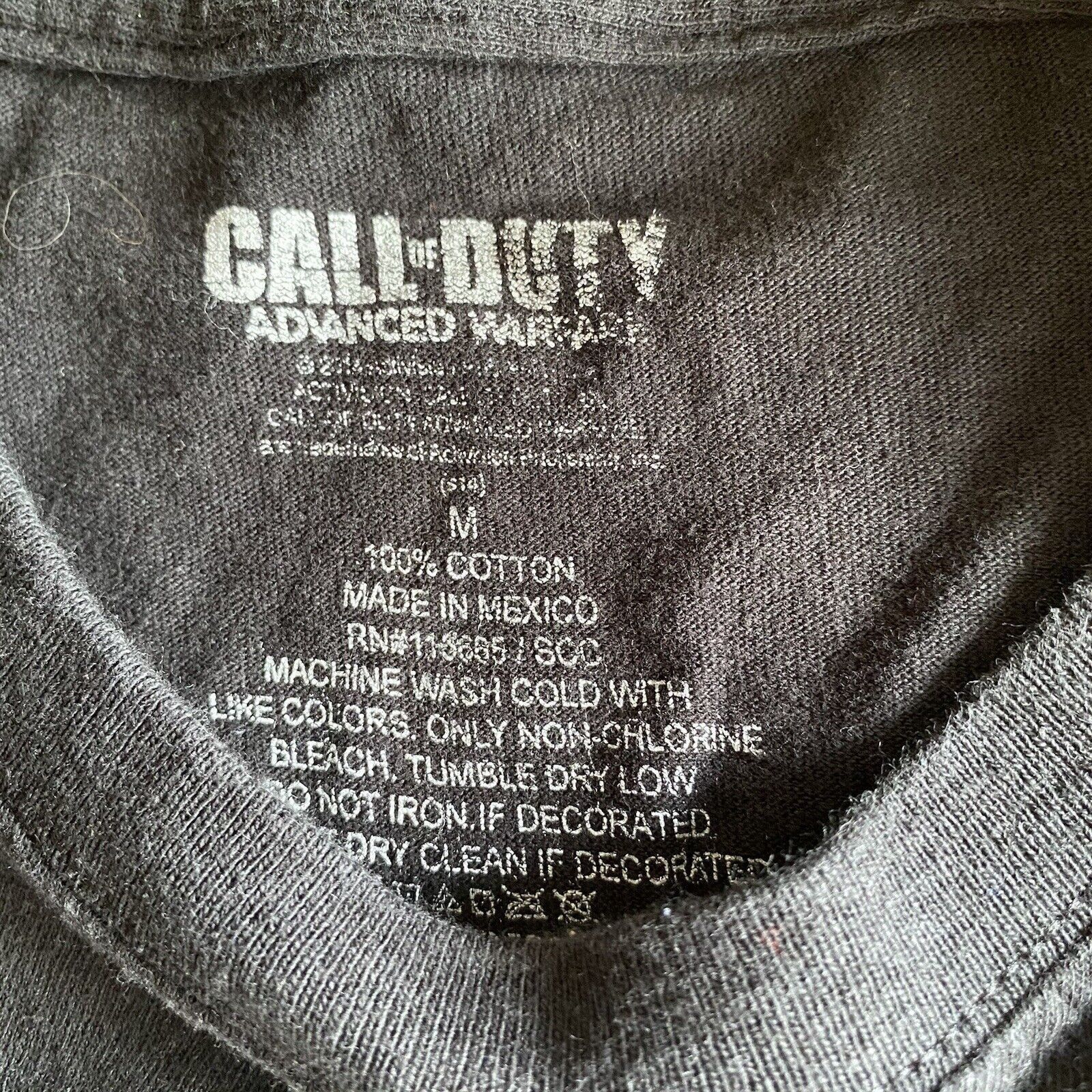 Other Call Of Duty Advanced Warfare Medium Black Graphic T Shirt Size US M / EU 48-50 / 2 - 3 Thumbnail
