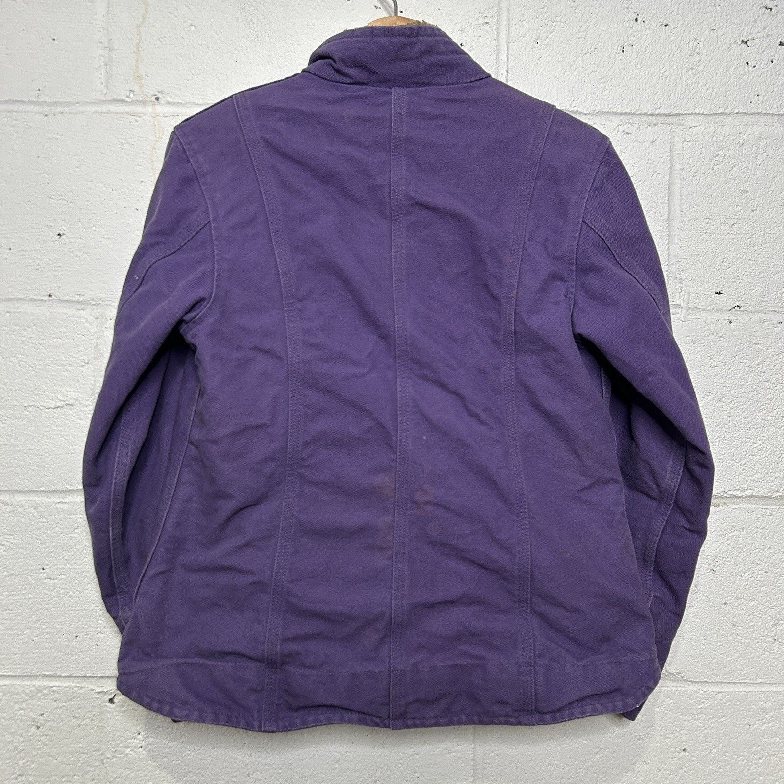 Carhartt Vintage Carhartt Sherpa-Lined Sierra Jacket “Grape” WJ022 Size S / US 4 / IT 40 - 2 Thumbnail
