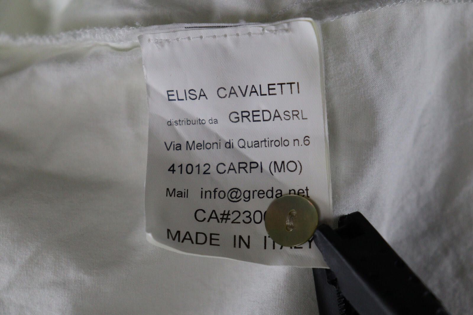 Designer Elisa Cavaletti Club Sono Italiano Blouse Shirt Size S / 1 Size S / US 4 / IT 40 - 10 Thumbnail