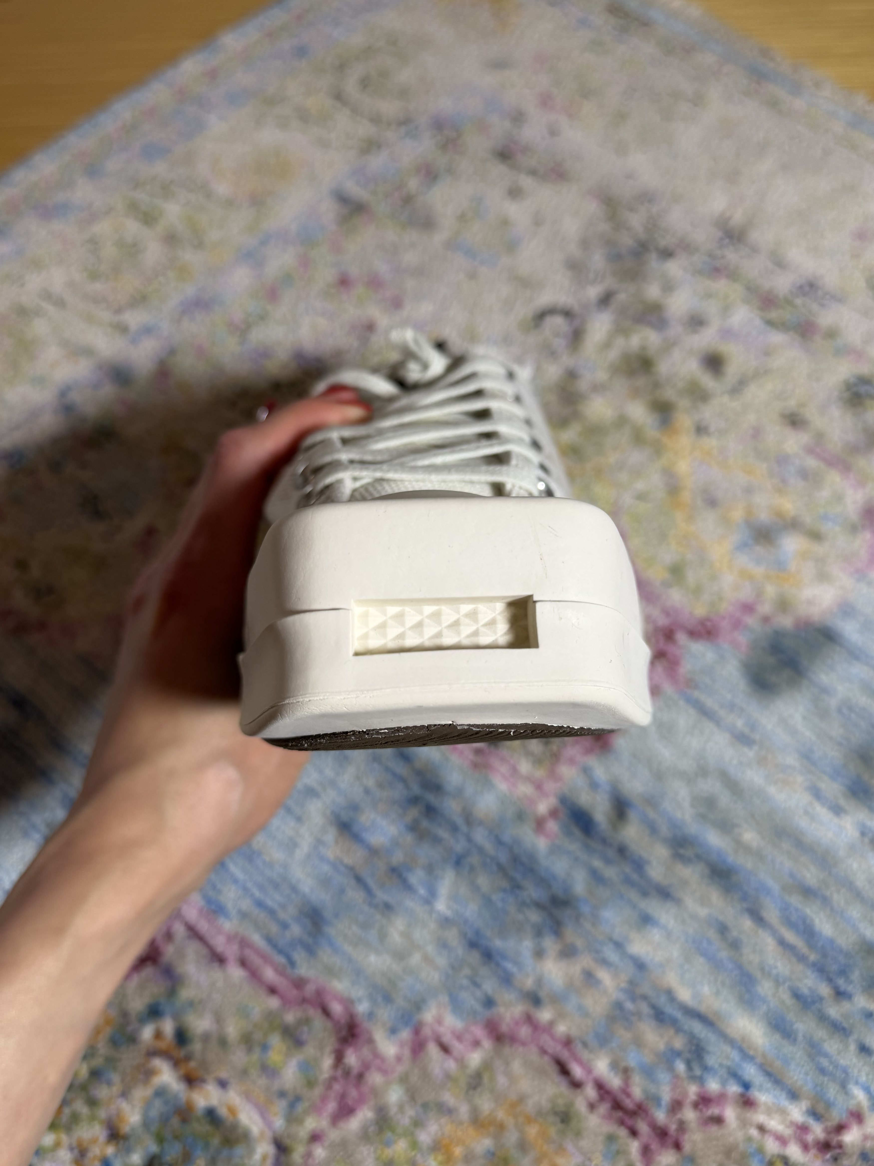 Converse × Rick Owens Drkshdw Converse Rick Owens TURBODRK Chuck 70 Low White Sneakers Size US 10 / EU 43 - 15 Thumbnail